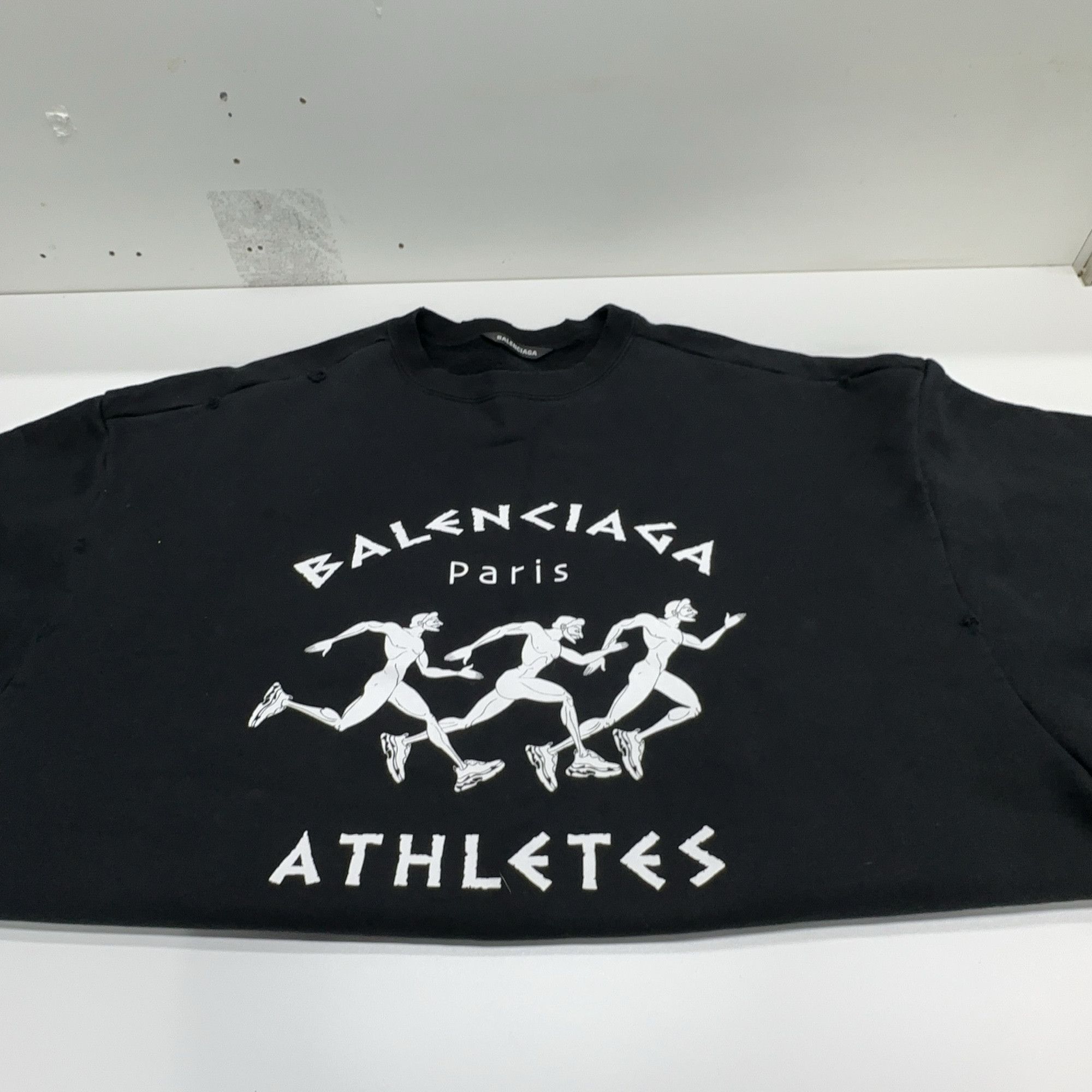 Balenciaga Balenciaga Athletes Print Sweatshirt Size L Size US L / EU 52-54 / 3 - 6 Thumbnail