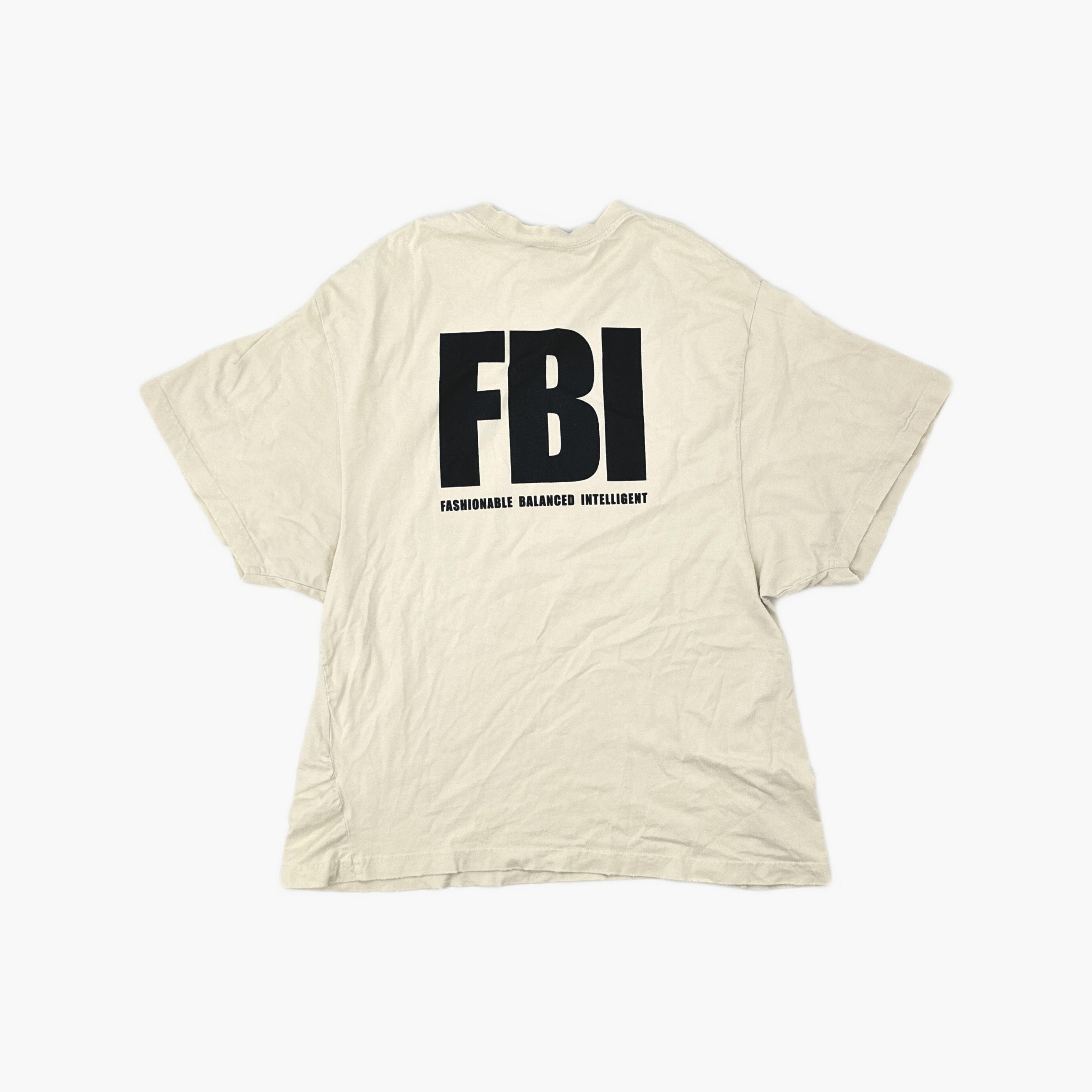 Balenciaga Balenciaga FBI Logo Graphic T-Shirt Size S Size US S / EU 44-46 / 1 - 2 Thumbnail