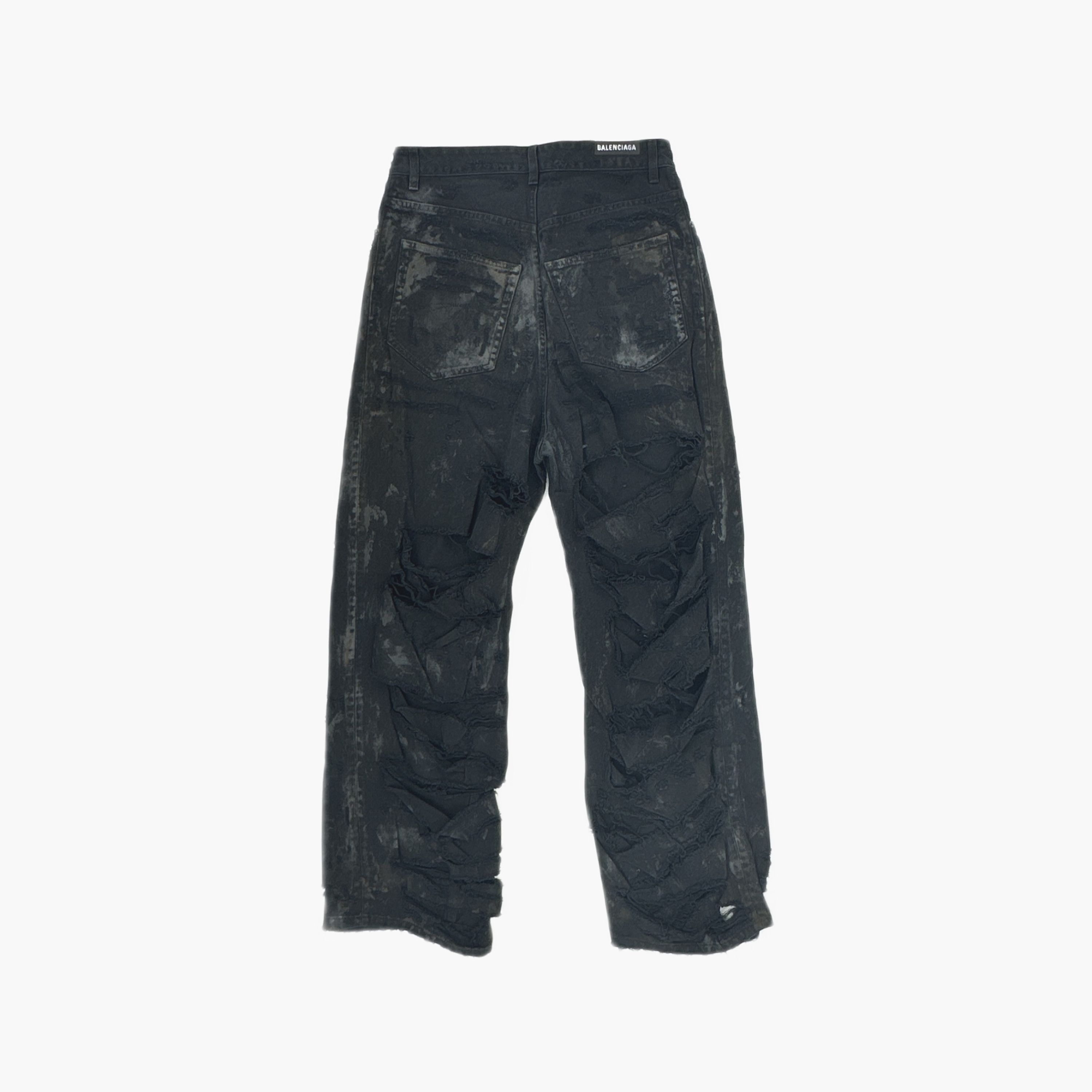 Balenciaga Balenciaga Distressed Denim Jeans Size S Size US 30 / EU 46 - 2 Thumbnail