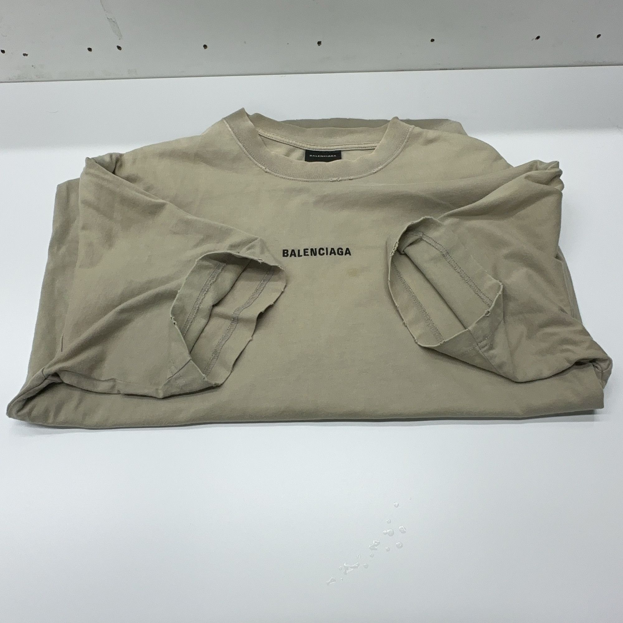Balenciaga Balenciaga Logo Print T-Shirt Size S Size US S / EU 44-46 / 1 - 9 Thumbnail