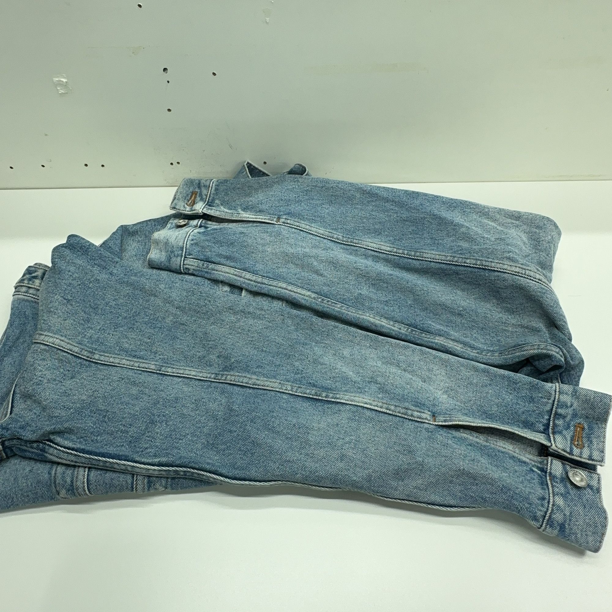Balenciaga Balenciaga Back Embroidery Denim Jacket Size 36 Size XS / US 0-2 / IT 36-38 - 9 Thumbnail