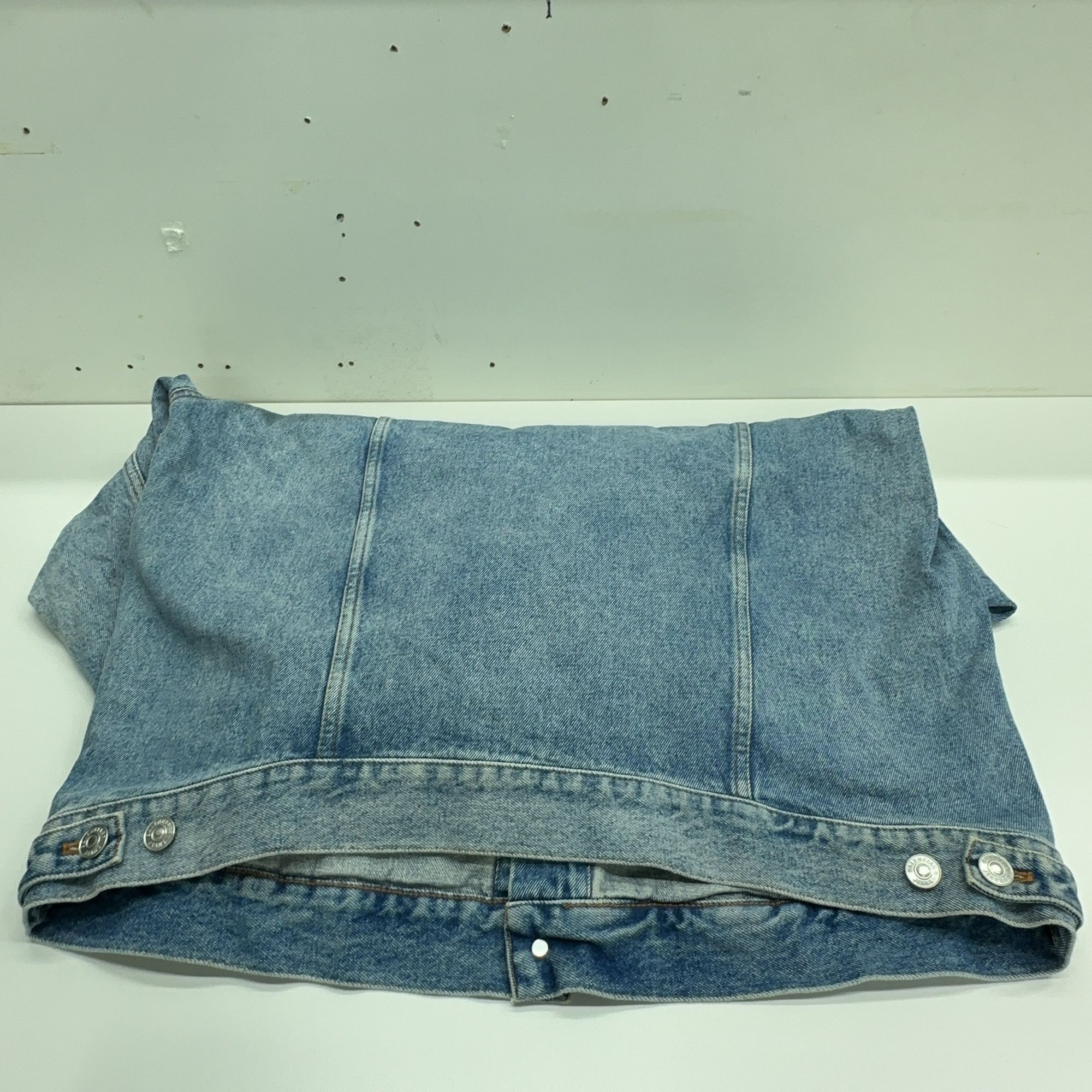 Balenciaga Balenciaga Back Embroidery Denim Jacket Size 36 Size XS / US 0-2 / IT 36-38 - 12 Thumbnail