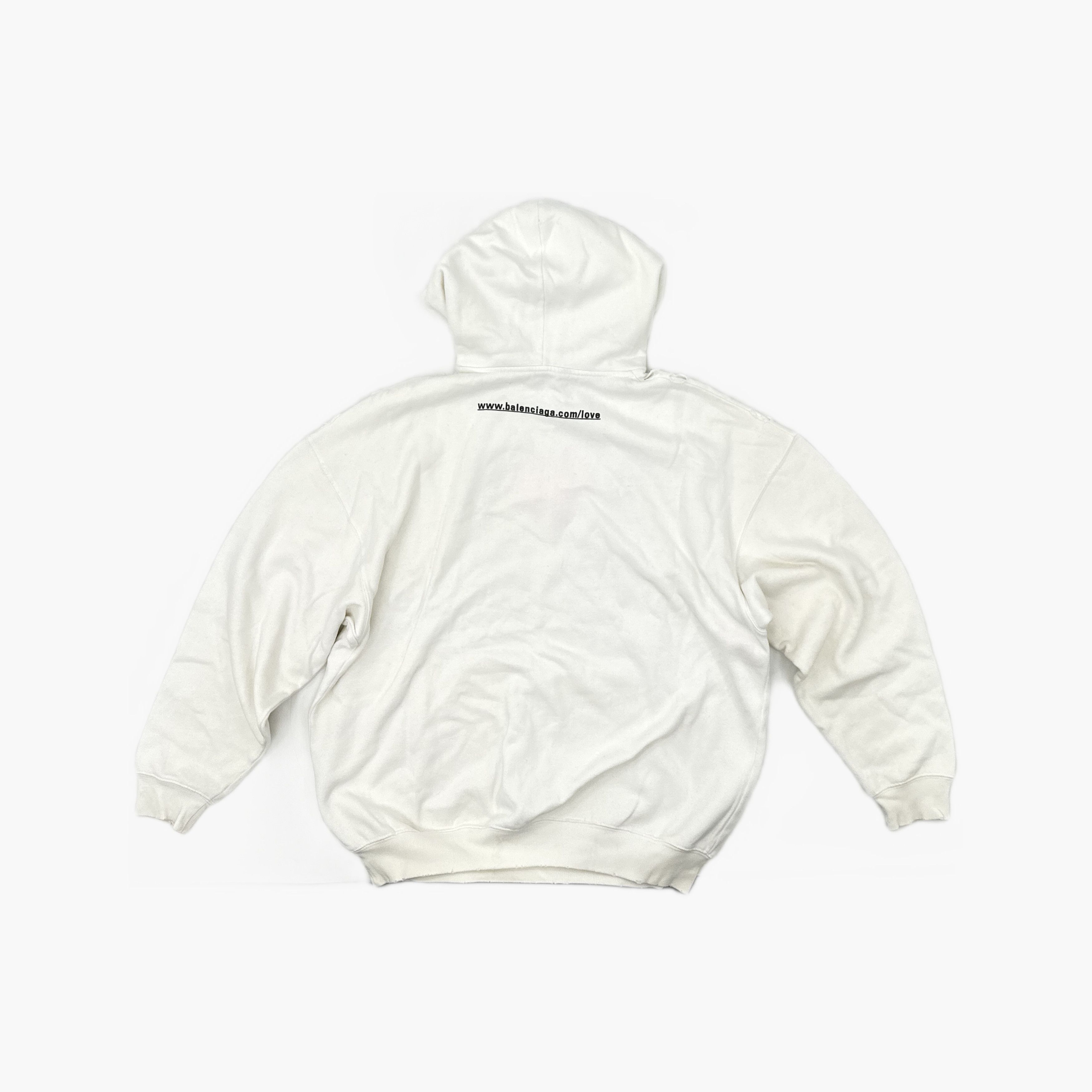 Balenciaga Balenciaga I Heart U Hoodie Size XS Size XS / US 0-2 / IT 36-38 - 2 Thumbnail