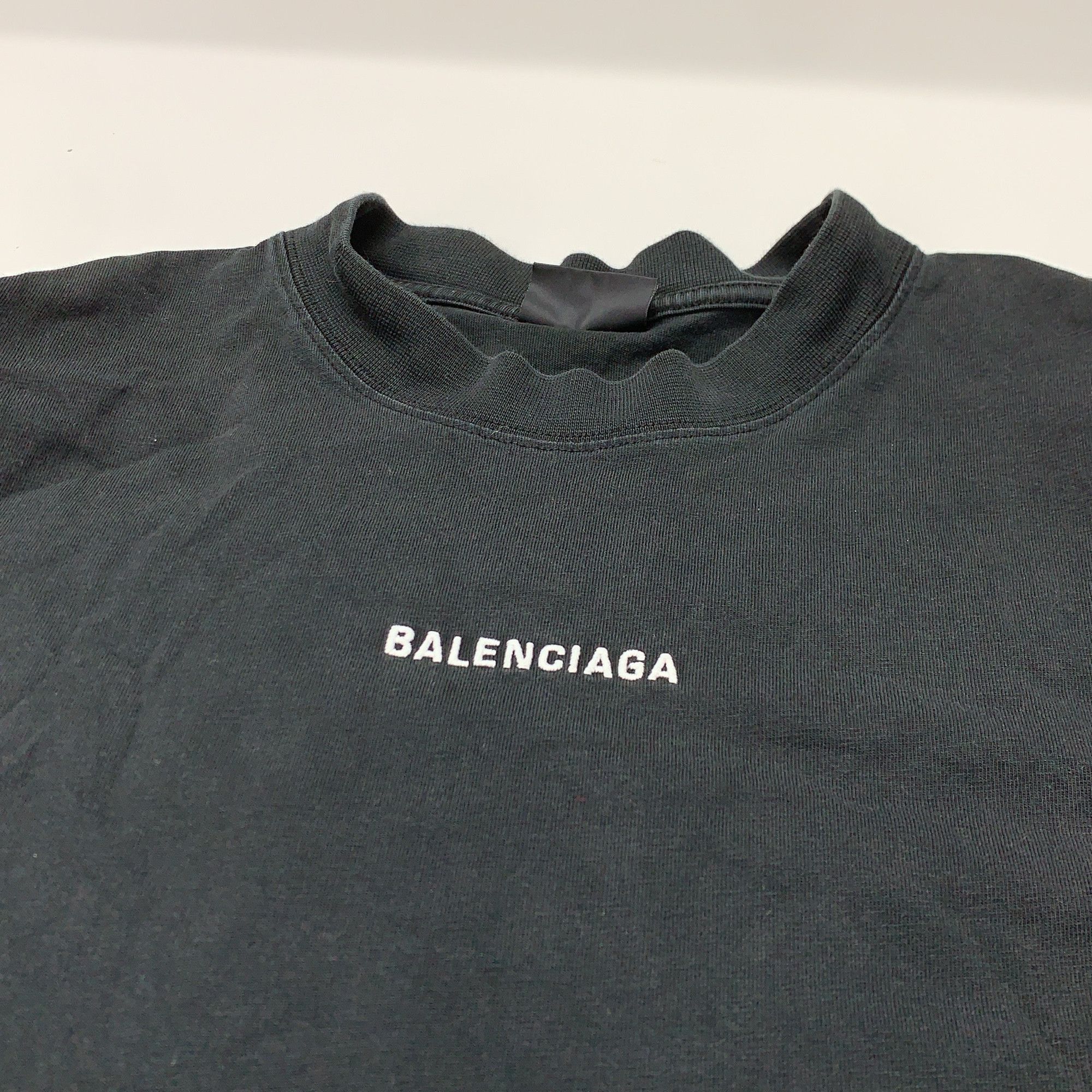 Balenciaga Balenciaga Logo Print T-Shirt Size M Size US M / EU 48-50 / 2 - 6 Thumbnail