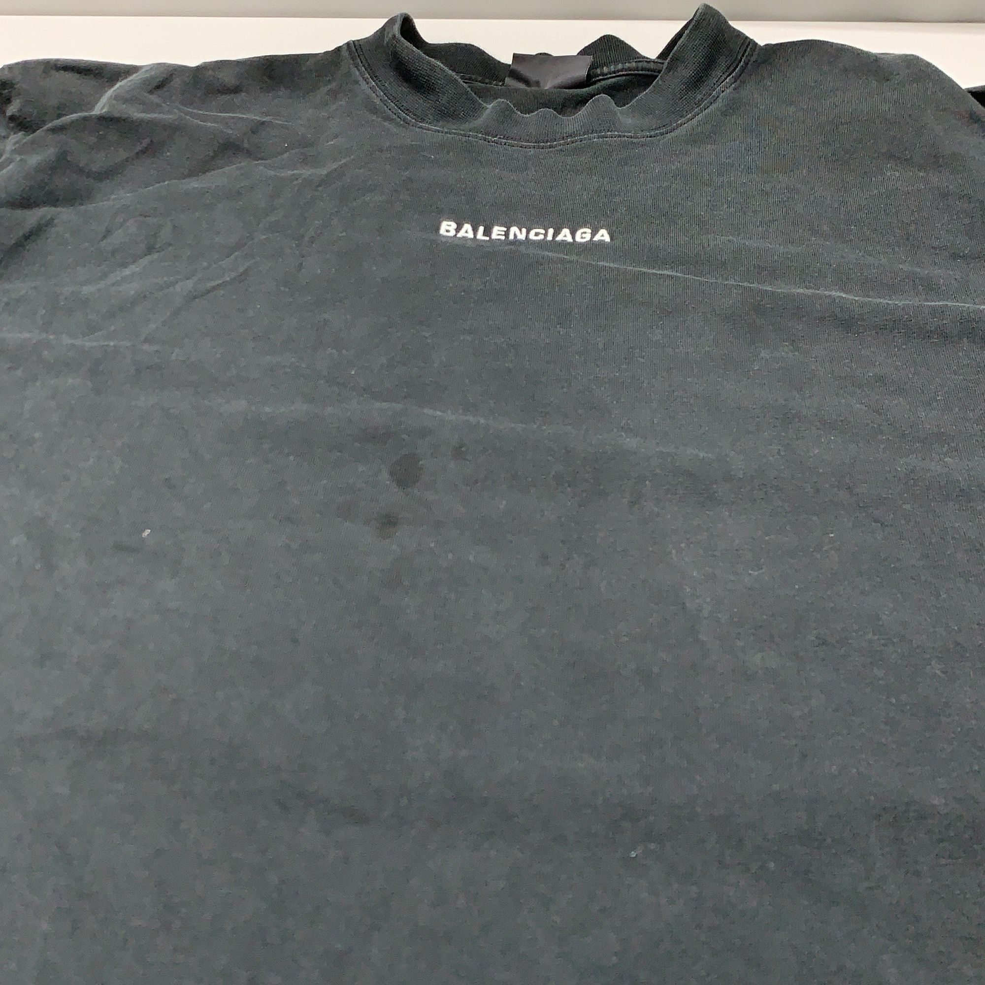 Balenciaga Balenciaga Logo Print T-Shirt Size M Size US M / EU 48-50 / 2 - 7 Thumbnail