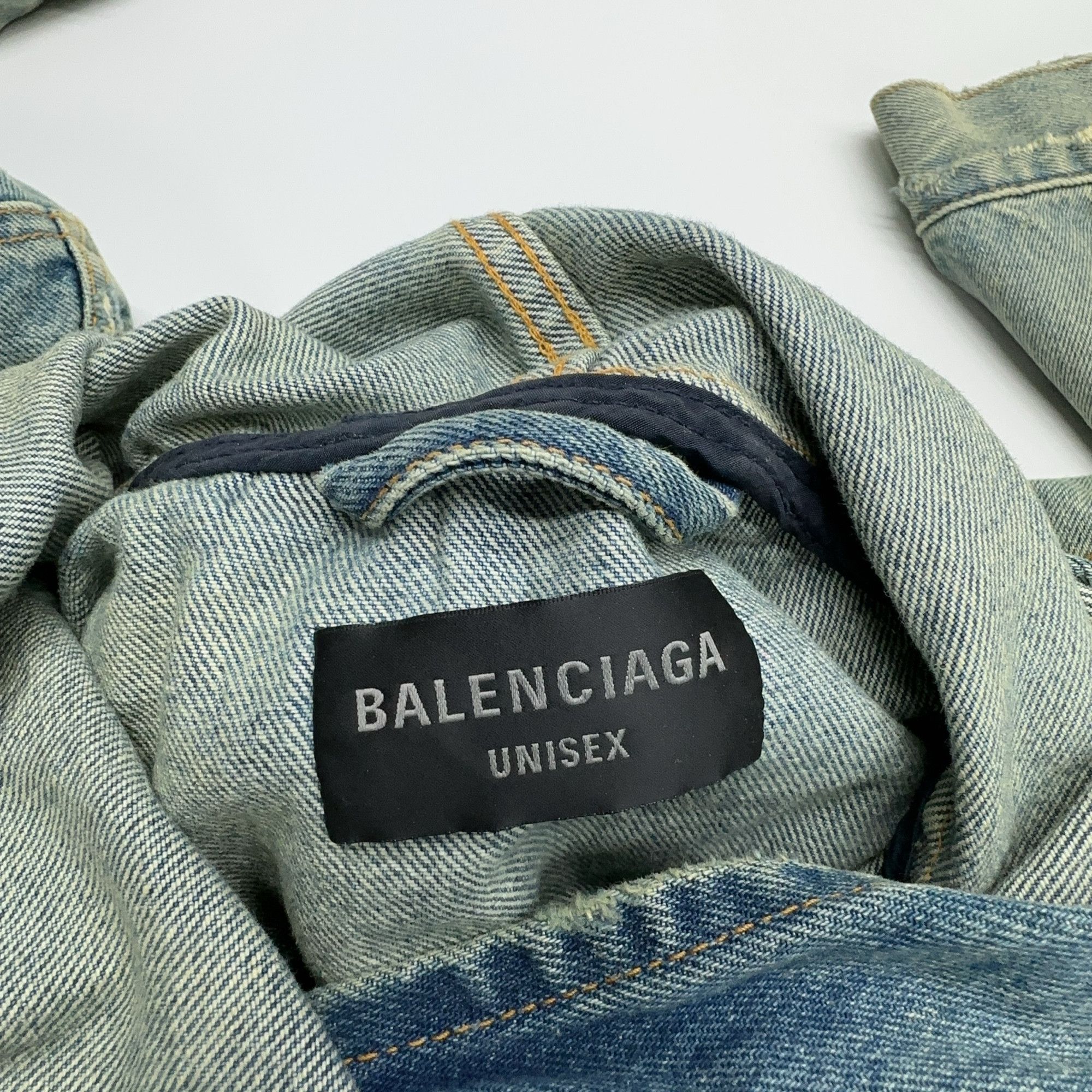 Balenciaga Balenciaga Hooded Denim Jacket Size S Size US S / EU 44-46 / 1 - 5 Thumbnail