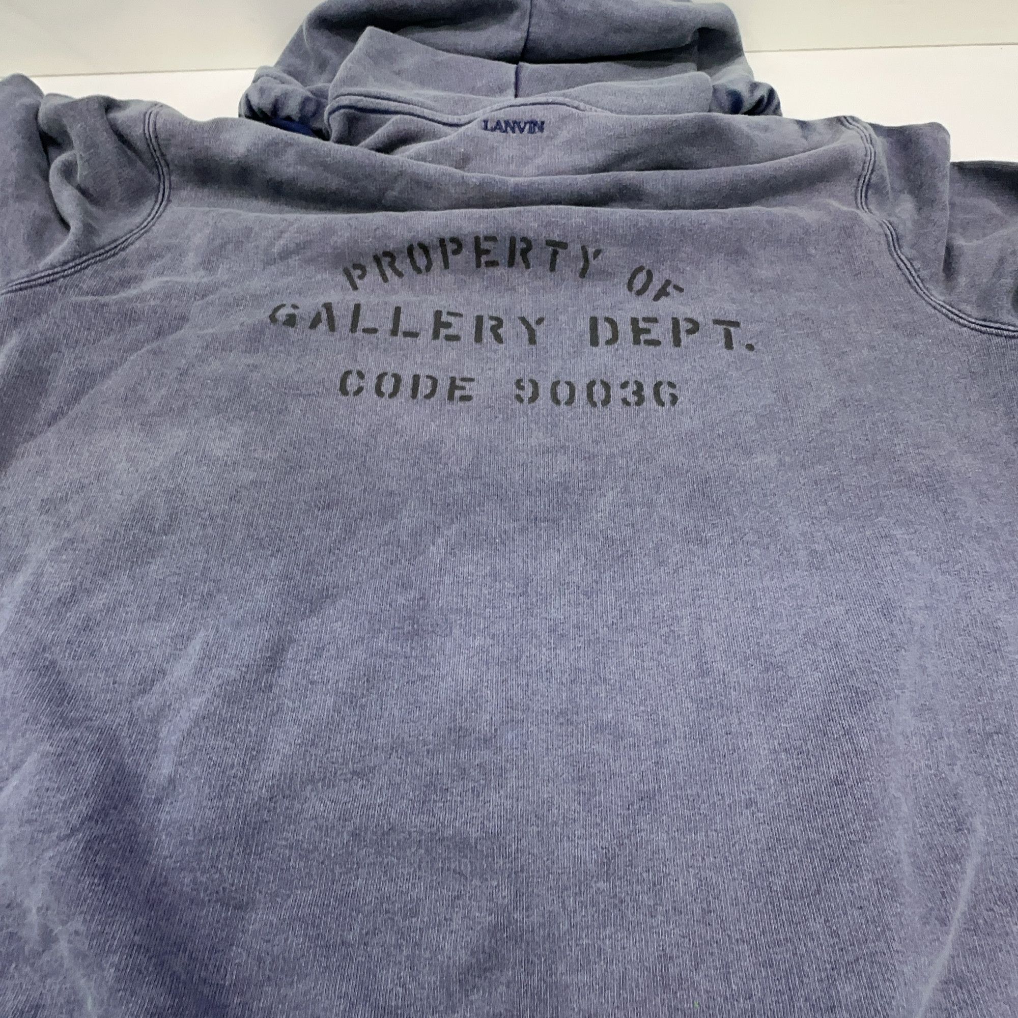 Lanvin Lanvin x Gallery Dept Paint Splatter Hoodie Size M Size US M / EU 48-50 / 2 - 11 Thumbnail