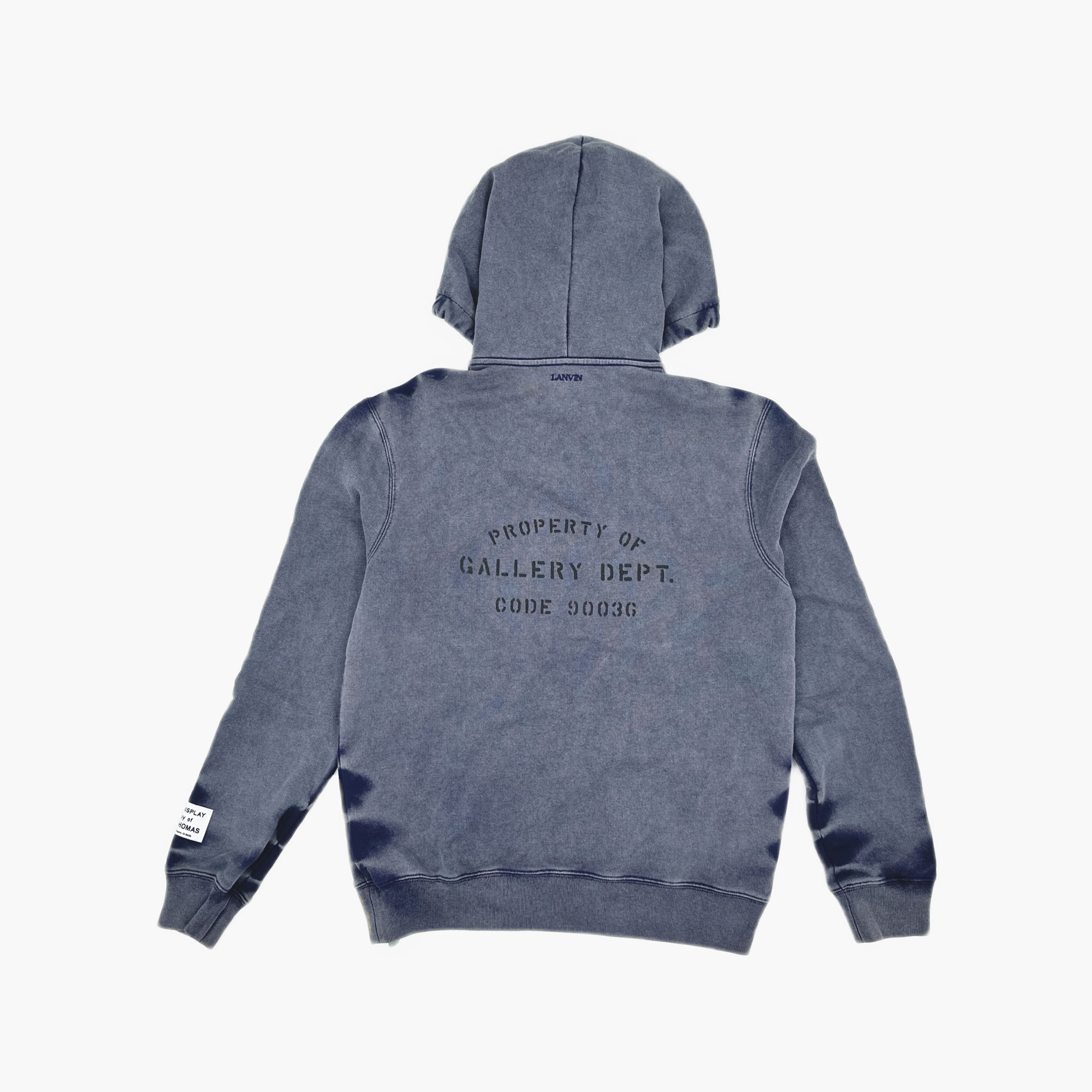 Lanvin Lanvin x Gallery Dept Paint Splatter Hoodie Size M Size US M / EU 48-50 / 2 - 2 Thumbnail