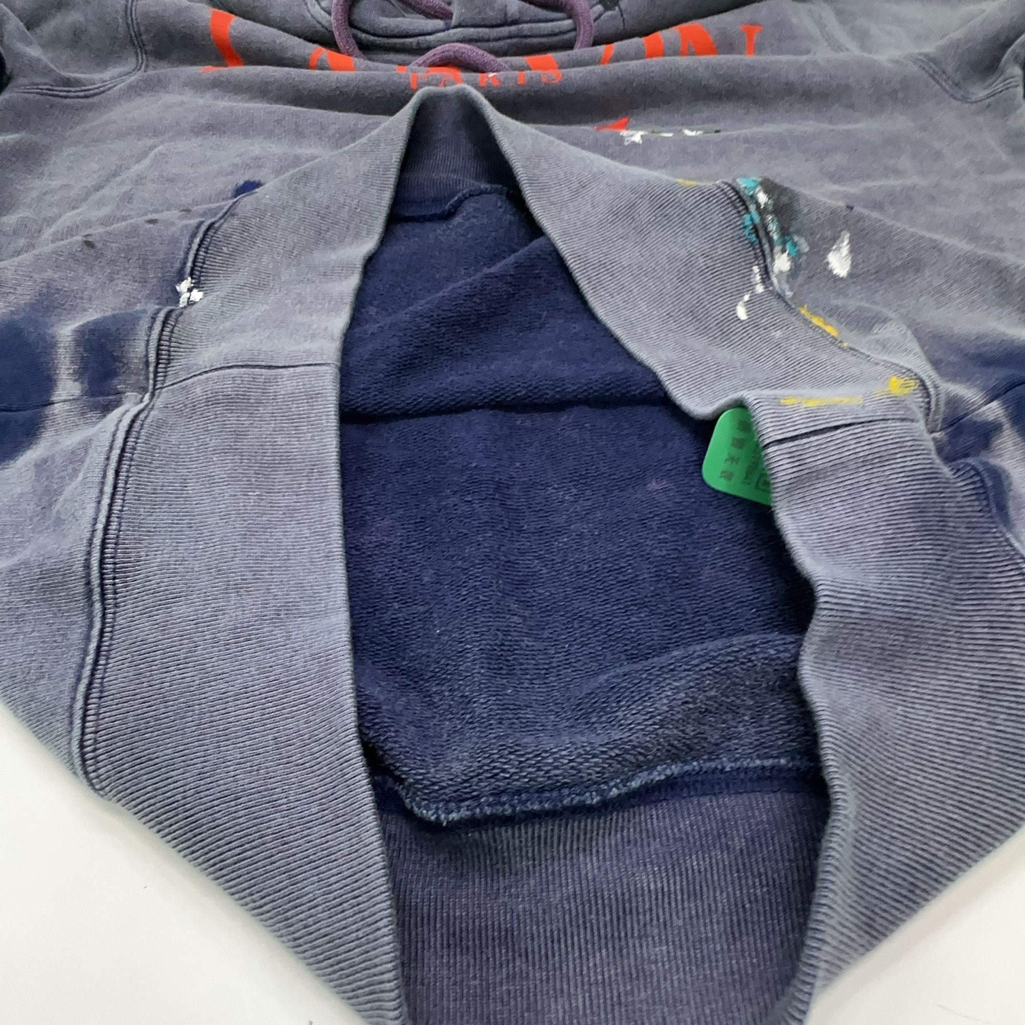 Lanvin Lanvin x Gallery Dept Paint Splatter Hoodie Size M Size US M / EU 48-50 / 2 - 8 Thumbnail