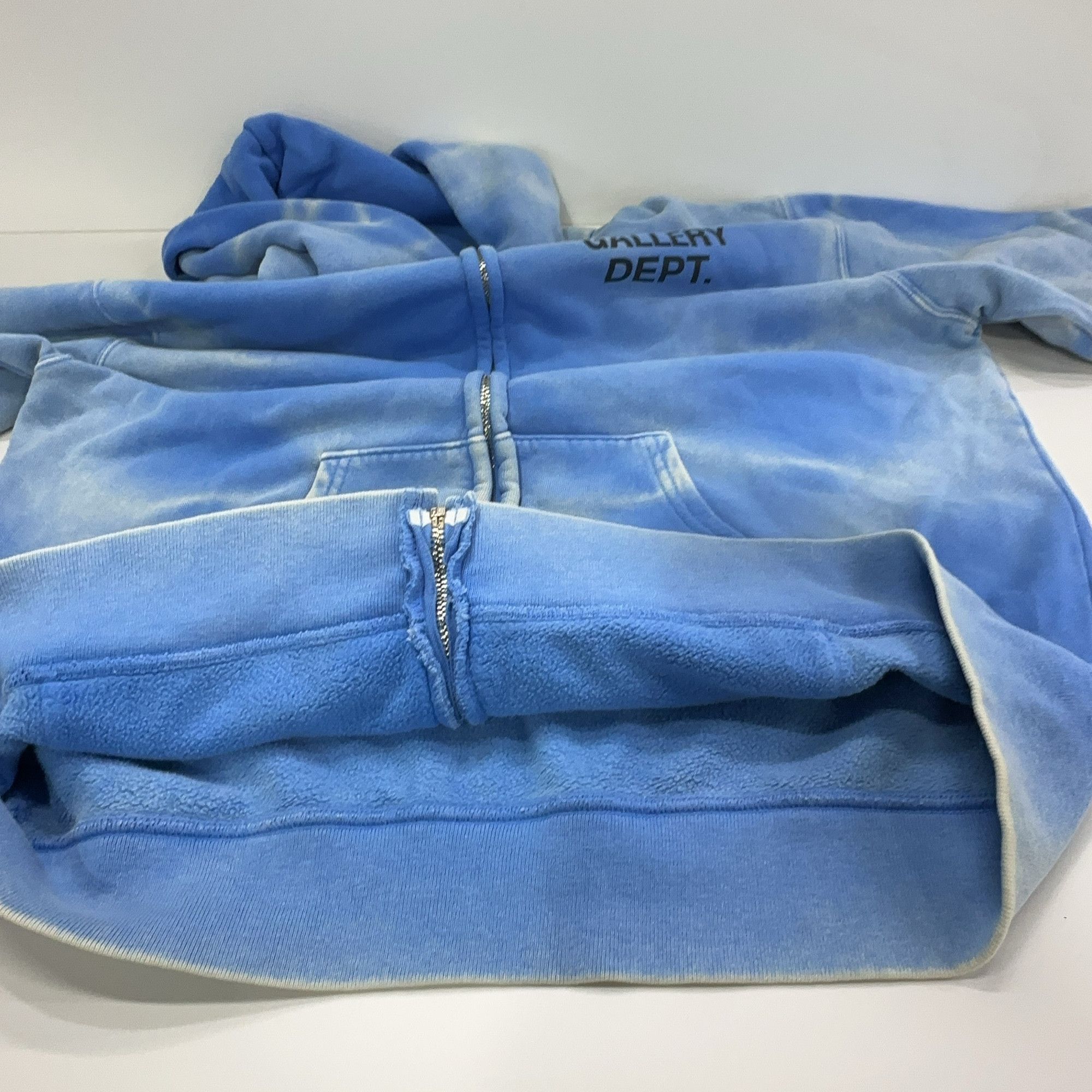 Gallery Dept. Gallery Dept. Blue Zip-Up Hoodie Size L Size US L / EU 52-54 / 3 - 12 Thumbnail