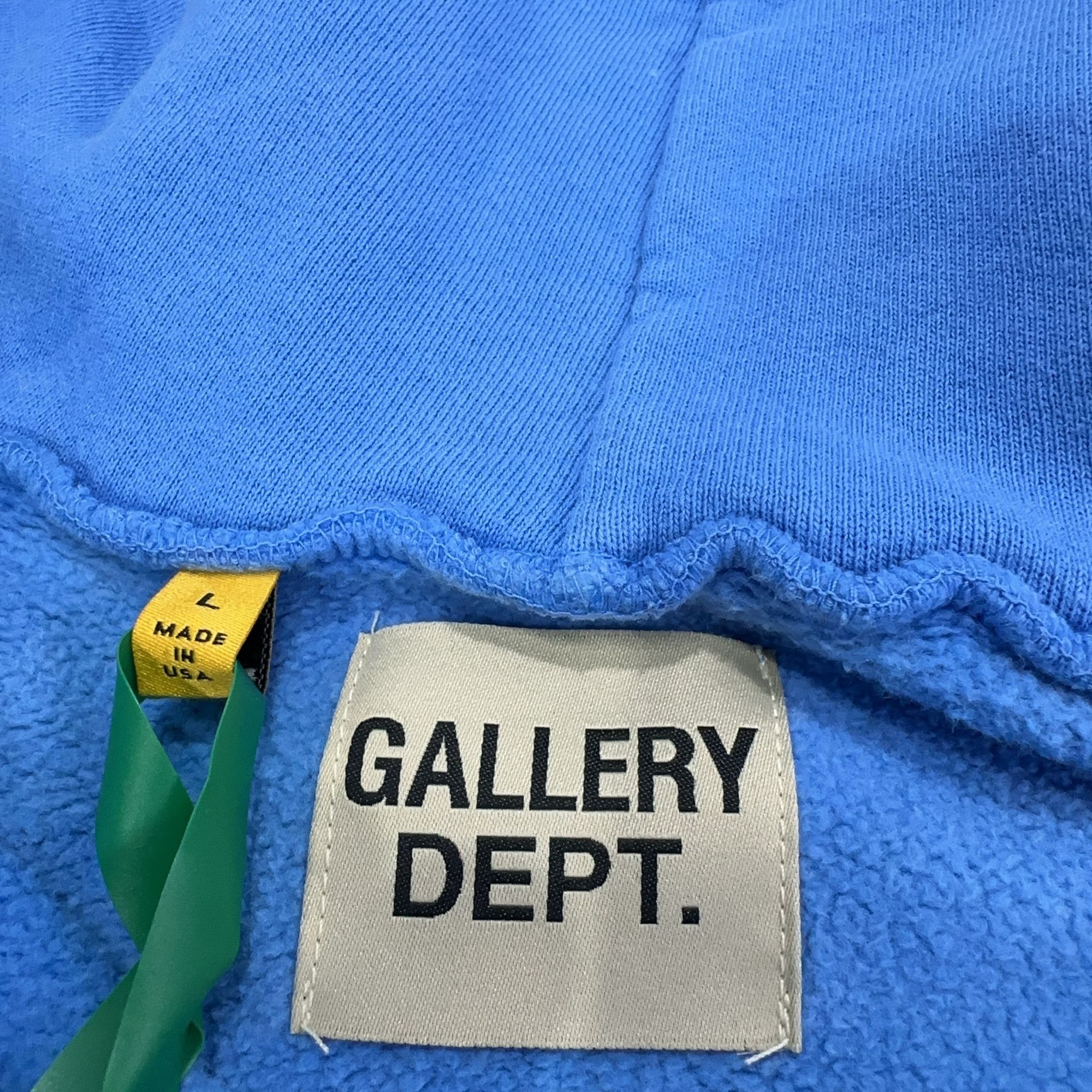 Gallery Dept. Gallery Dept. Blue Zip-Up Hoodie Size L Size US L / EU 52-54 / 3 - 3 Thumbnail