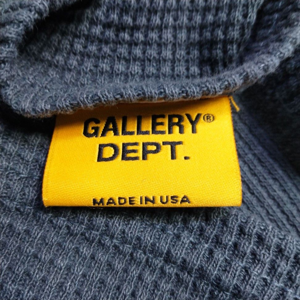 Gallery Dept. Gallery Dept. Distressed Waffle Long Sleeve T-Shirt US M Size US M / EU 48-50 / 2 - 4 Thumbnail