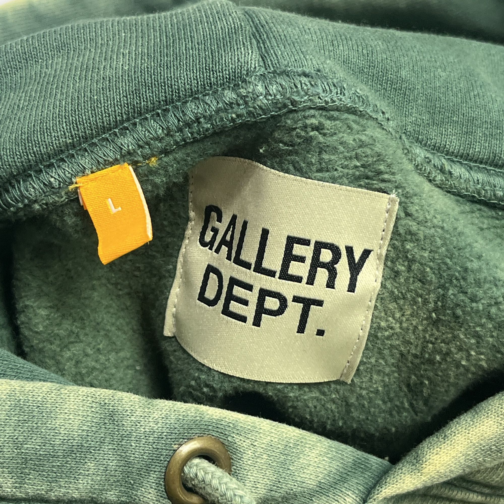 Gallery Dept. Gallery Dept. Logo Hoodie Green Size L Size US L / EU 52-54 / 3 - 3 Thumbnail