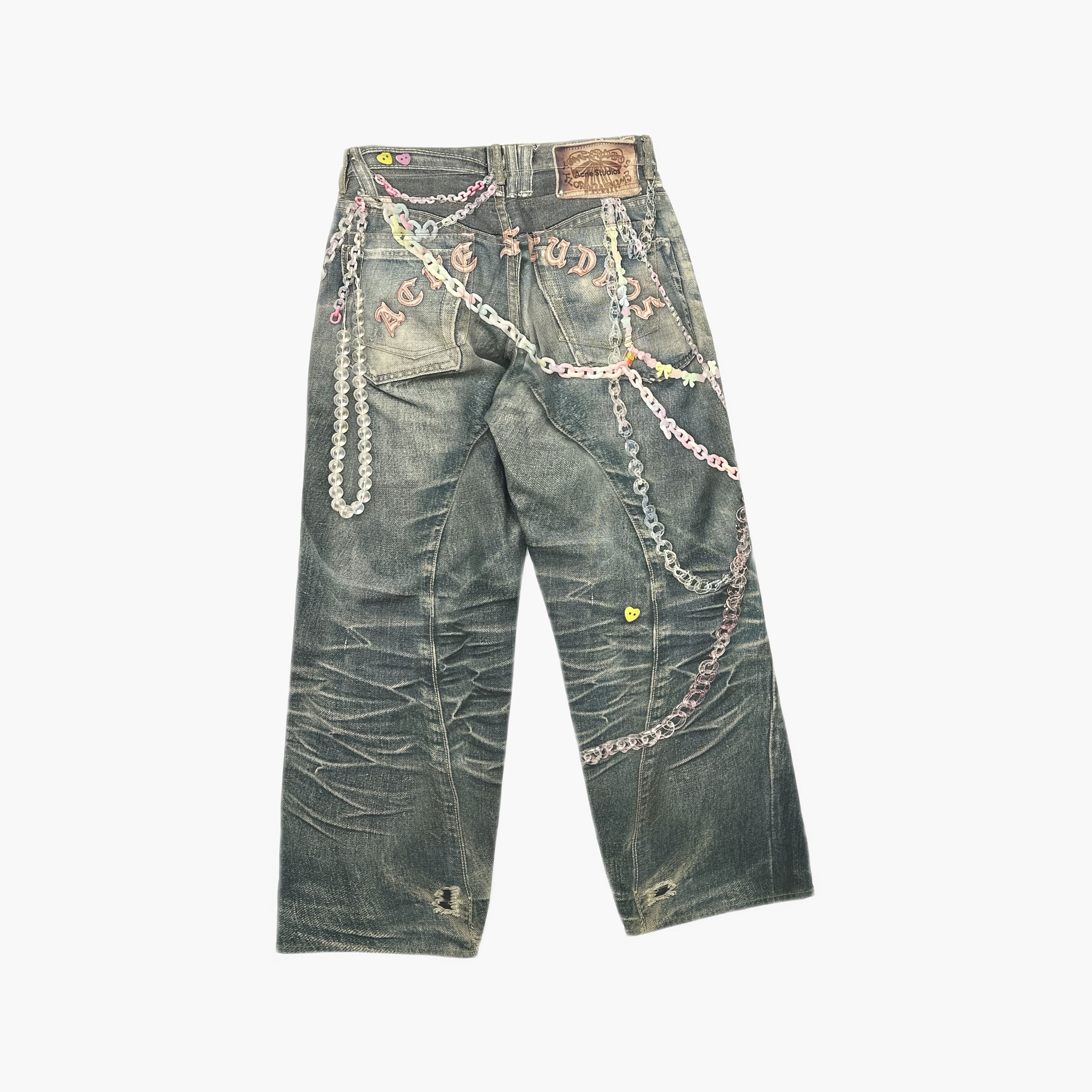 Acne Studios Acne Studios 1981M Embellished Jeans Size 32 Size US 32 / EU 48 - 2 Thumbnail