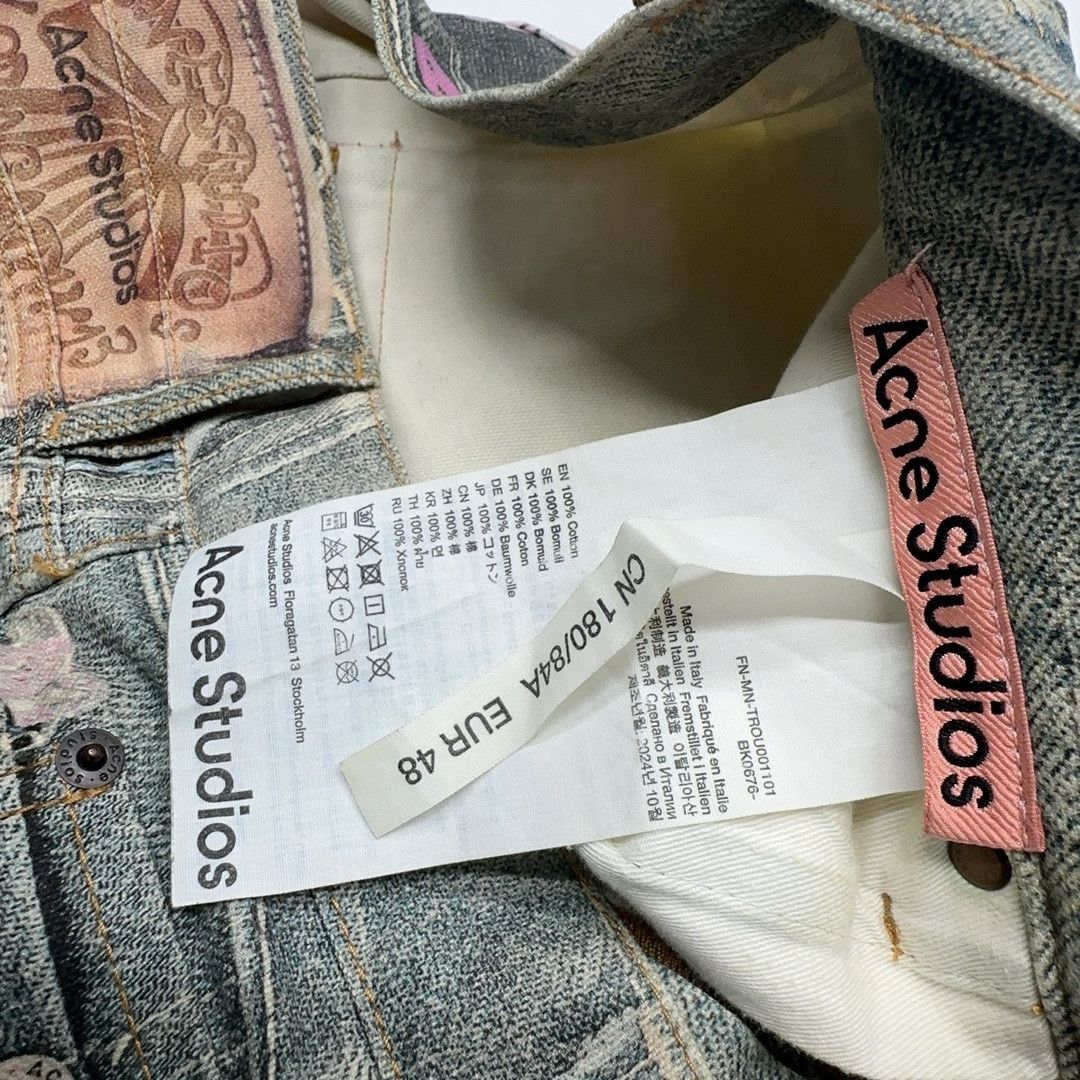 Acne Studios Acne Studios 1981M Embellished Jeans Size 32 Size US 32 / EU 48 - 4 Thumbnail
