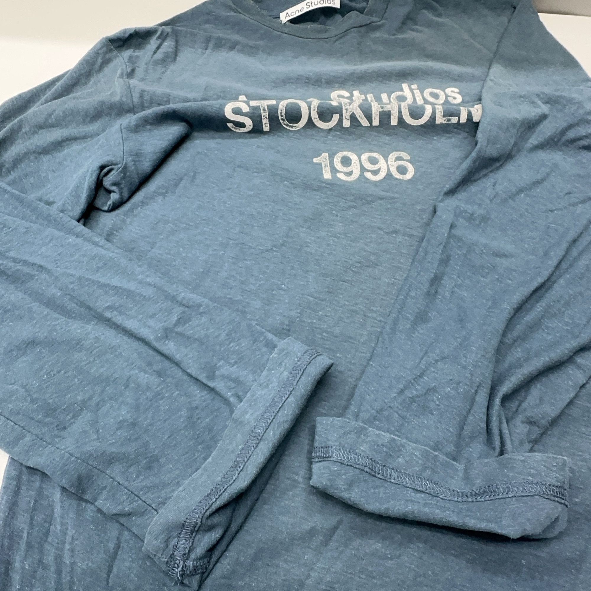 Acne Studios Acne Studios Stockholm 1996 Long Sleeve T-Shirt US XXS Size US XXS / EU 40 - 6 Thumbnail