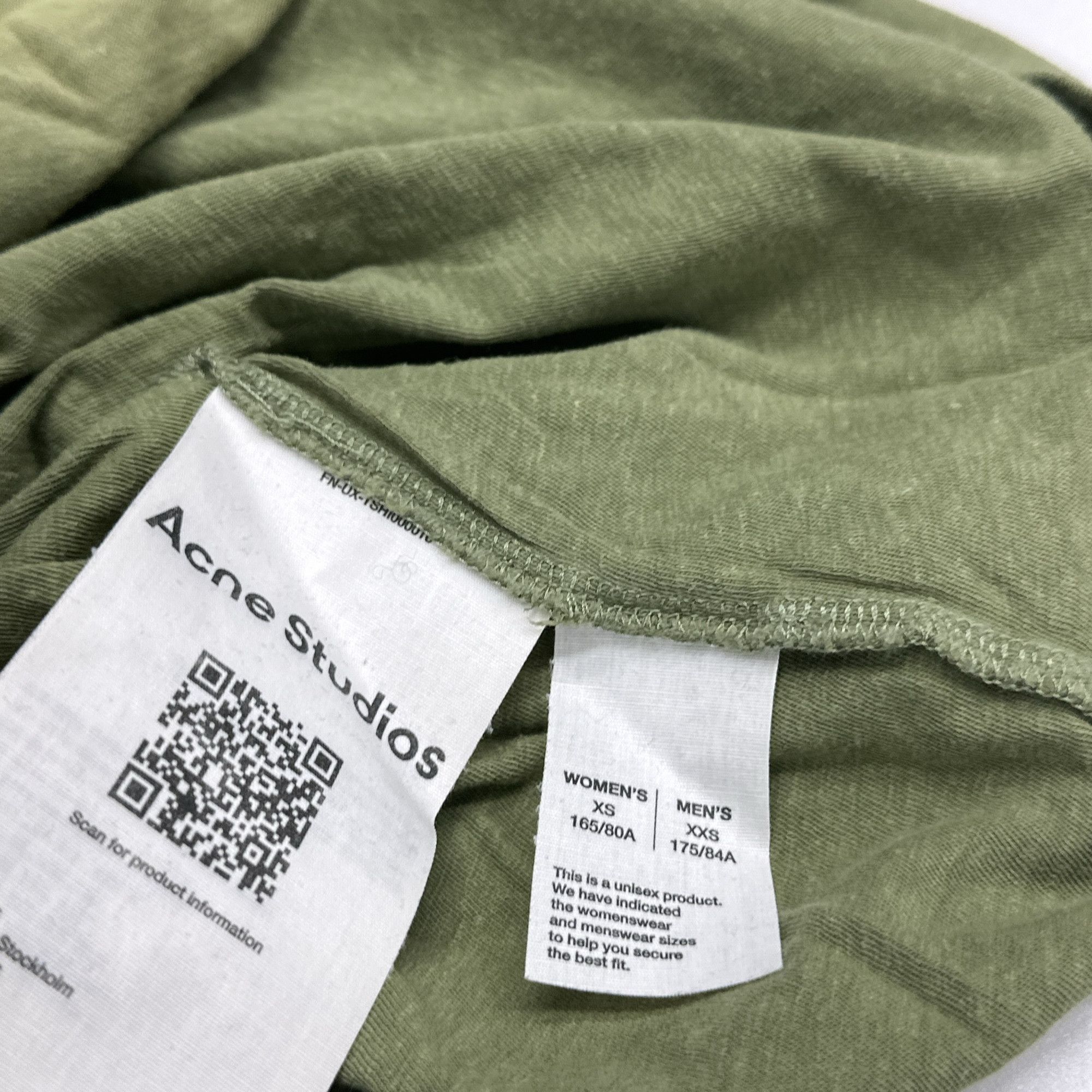 Acne Studios Acne Studios Logo Long Sleeve T-Shirt Size XXS Size US XXS / EU 40 - 4 Thumbnail