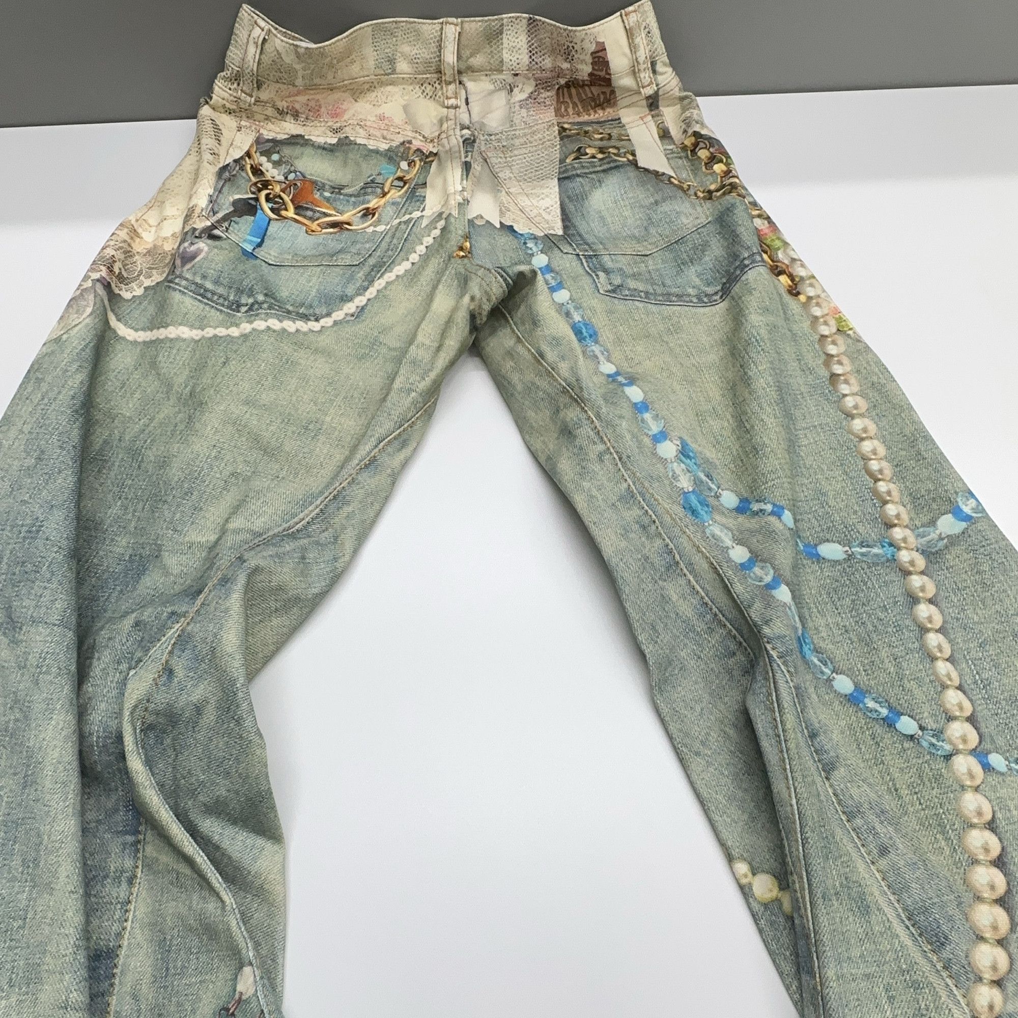Acne Studios Acne Studios Lace Print Jeans Size 32 Size 24" / US 00 / IT 34 - 7 Thumbnail