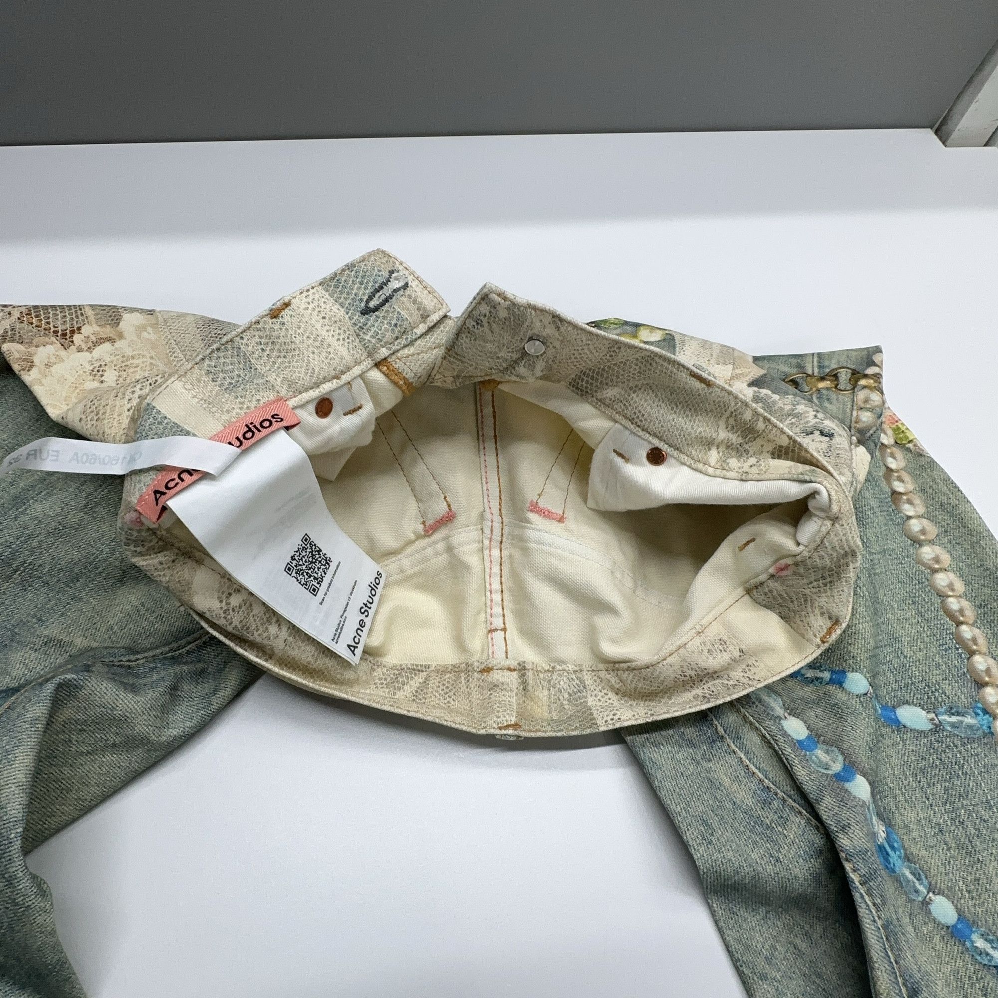 Acne Studios Acne Studios Lace Print Jeans Size 32 Size 24" / US 00 / IT 34 - 8 Thumbnail