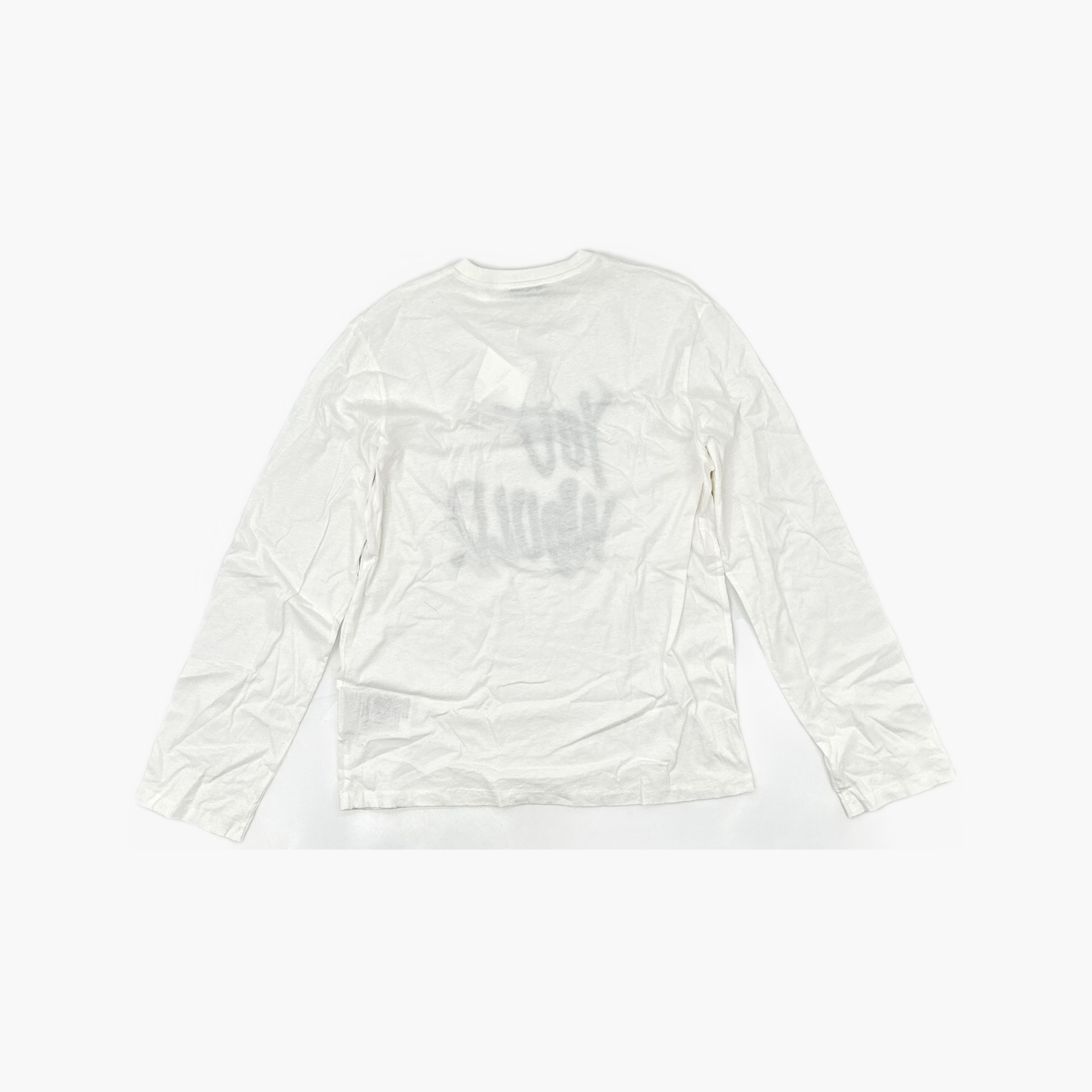 Acne Studios Acne Studios Letter Long Sleeve T-Shirt White XS Size US XS / EU 42 / 0 - 2 Thumbnail