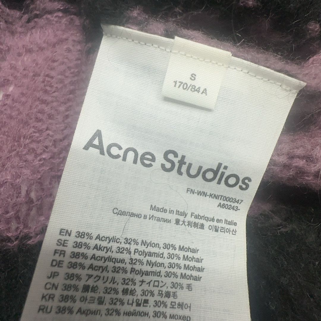 Acne Studios Acne Studios Distressed Striped Mohair Sweater Size S Size S / US 4 / IT 40 - 3 Thumbnail