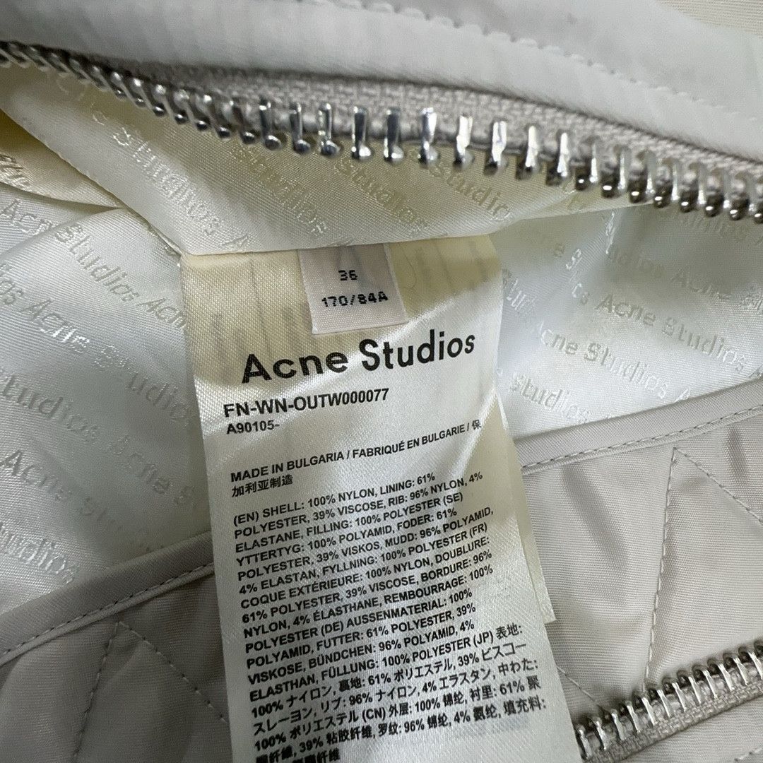 Acne Studios Acne Studios Beige Bomber Jacket Size S Size US S / EU 44-46 / 1 - 3 Thumbnail