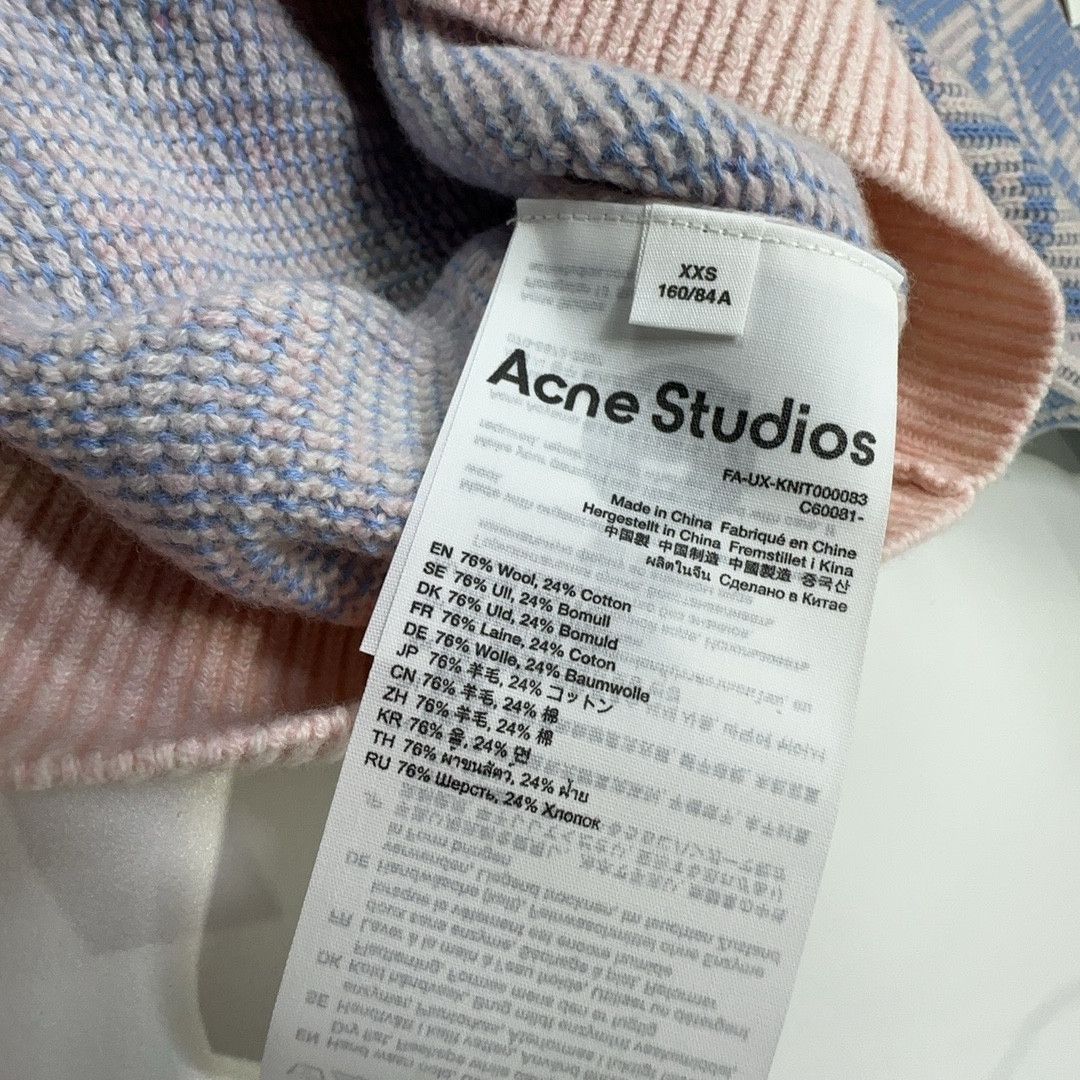Acne Studios Acne Studios Face Logo Pattern Sweater Size XXS Size US XXS / EU 40 - 5 Thumbnail