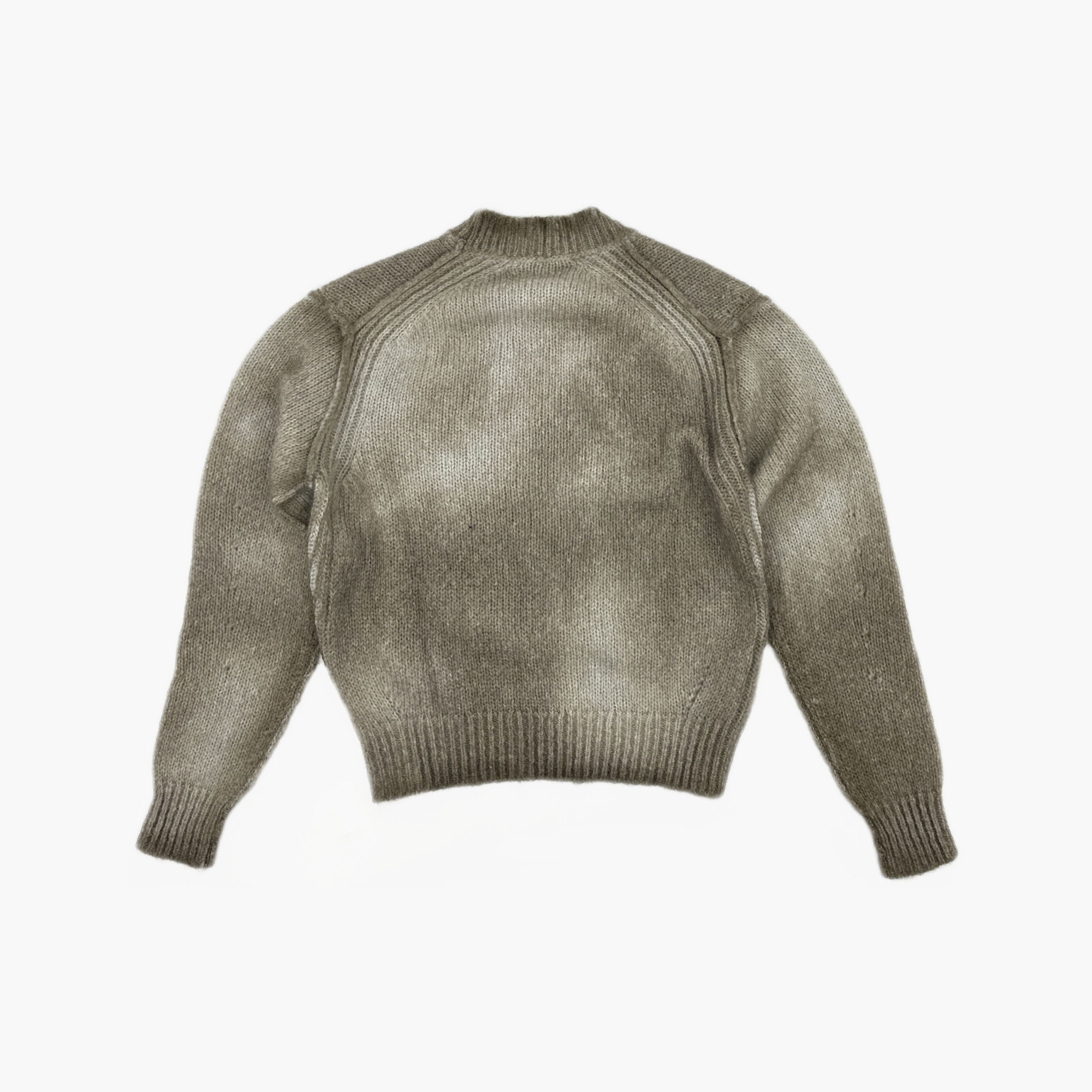 Acne Studios Acne Studios Mohair Wool Blend Crewneck Sweater Brown S Size S / US 4 / IT 40 - 2 Thumbnail