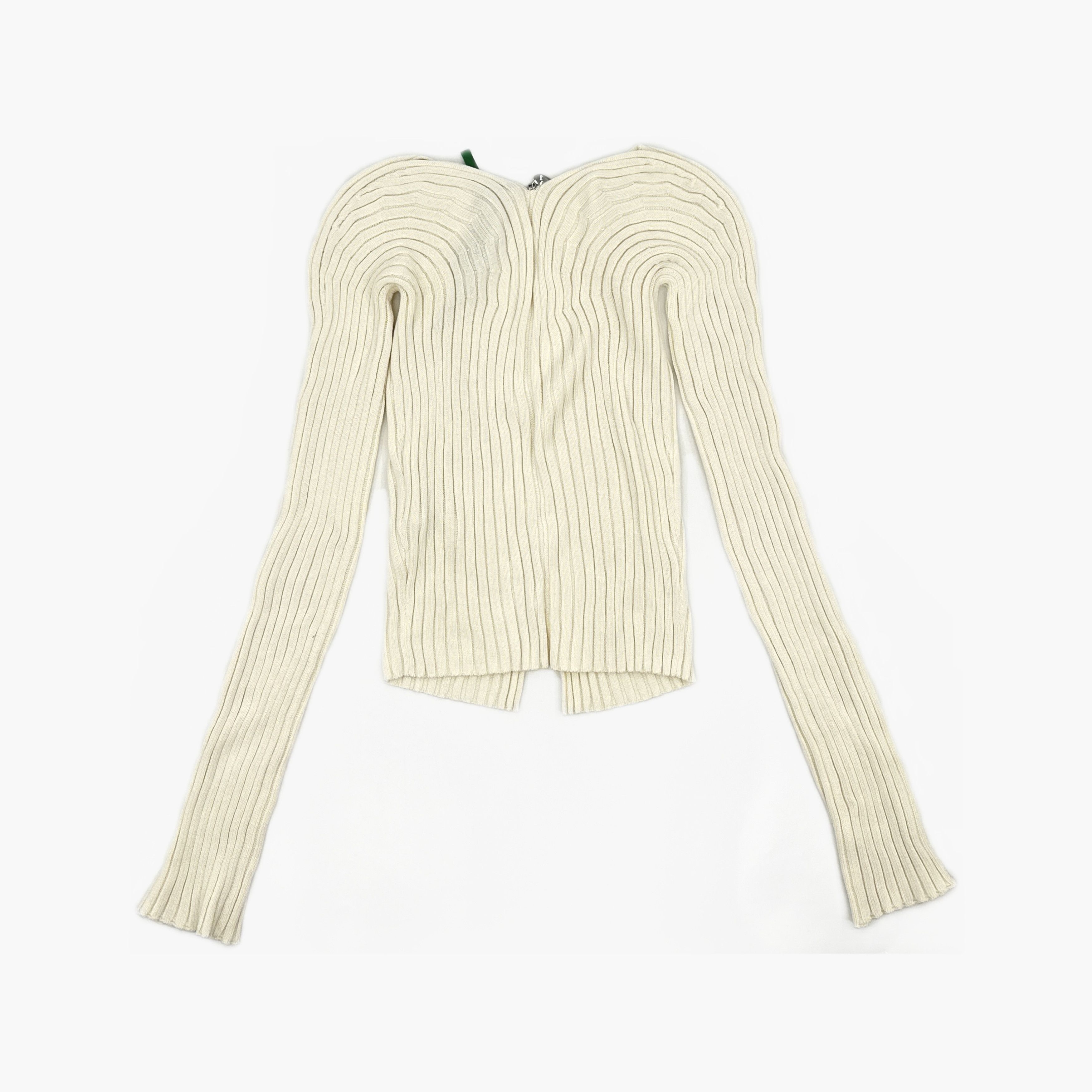 Acne Studios Acne Studios Ribbed Knit V-Neck Cardigan Size L Size L / US 10 / IT 46 - 2 Thumbnail