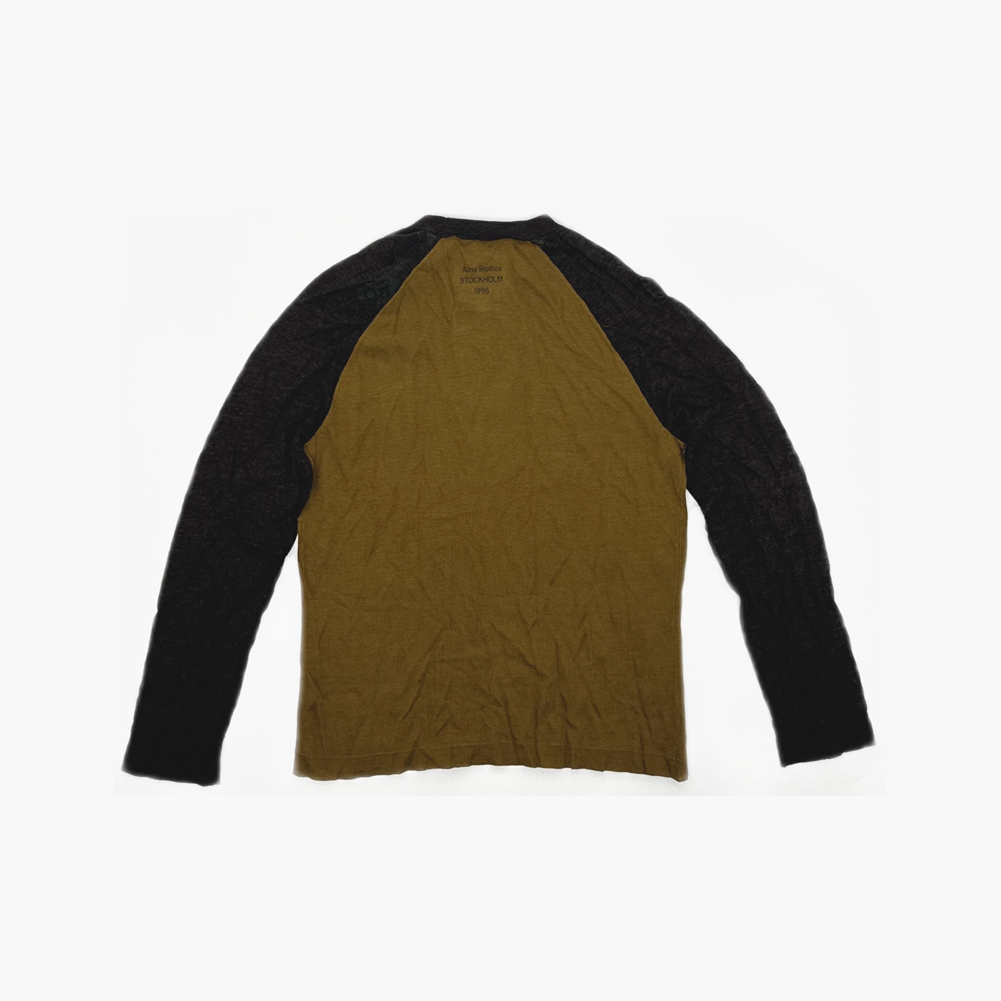 Acne Studios Acne Studios Raglan Long Sleeve T-Shirt Size S Size S / US 4 / IT 40 - 2 Thumbnail
