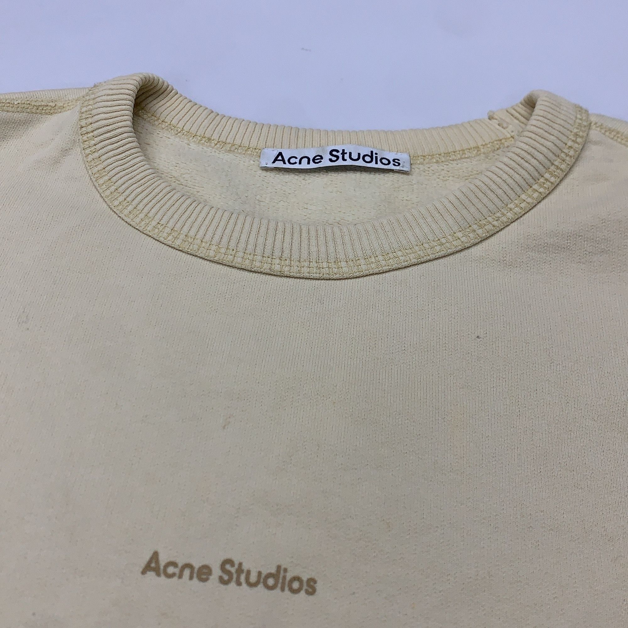 Acne Studios Acne Studios Logo Sweatshirt Size M Size M / US 6-8 / IT 42-44 - 5 Thumbnail