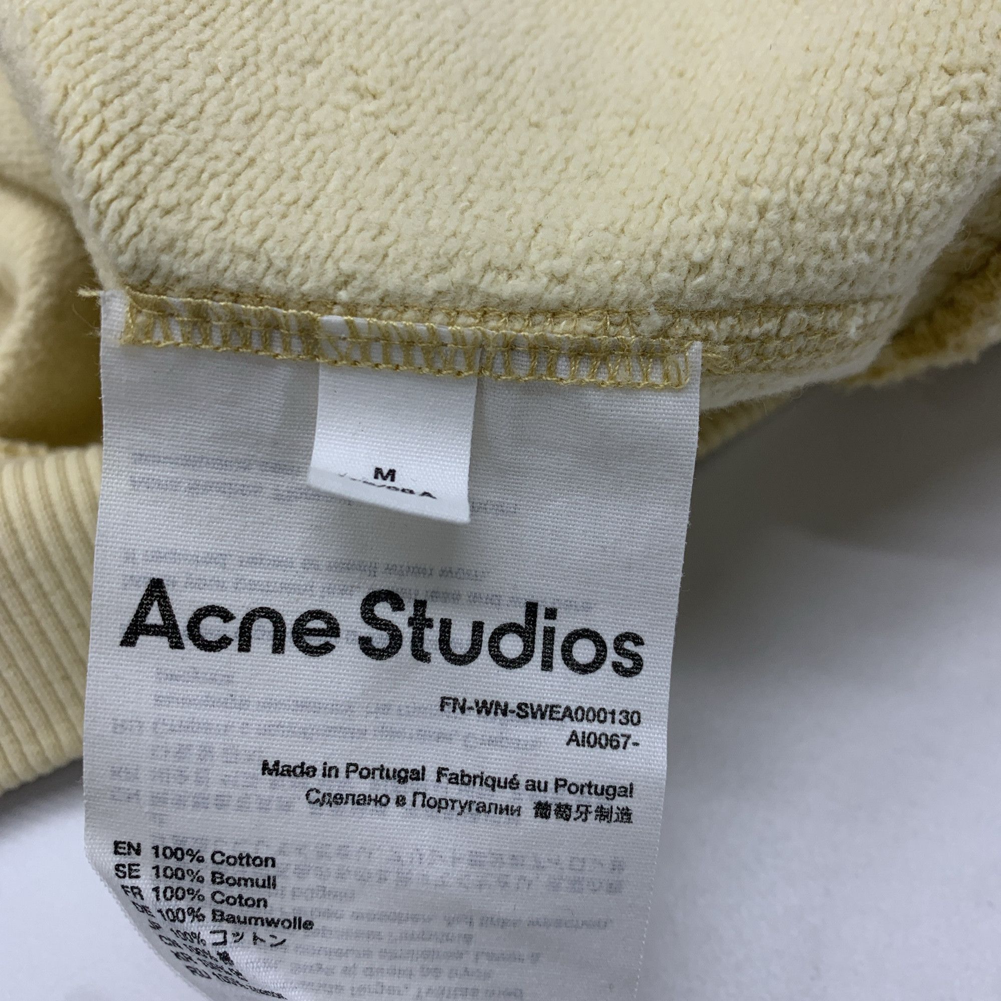 Acne Studios Acne Studios Logo Sweatshirt Size M Size M / US 6-8 / IT 42-44 - 4 Thumbnail