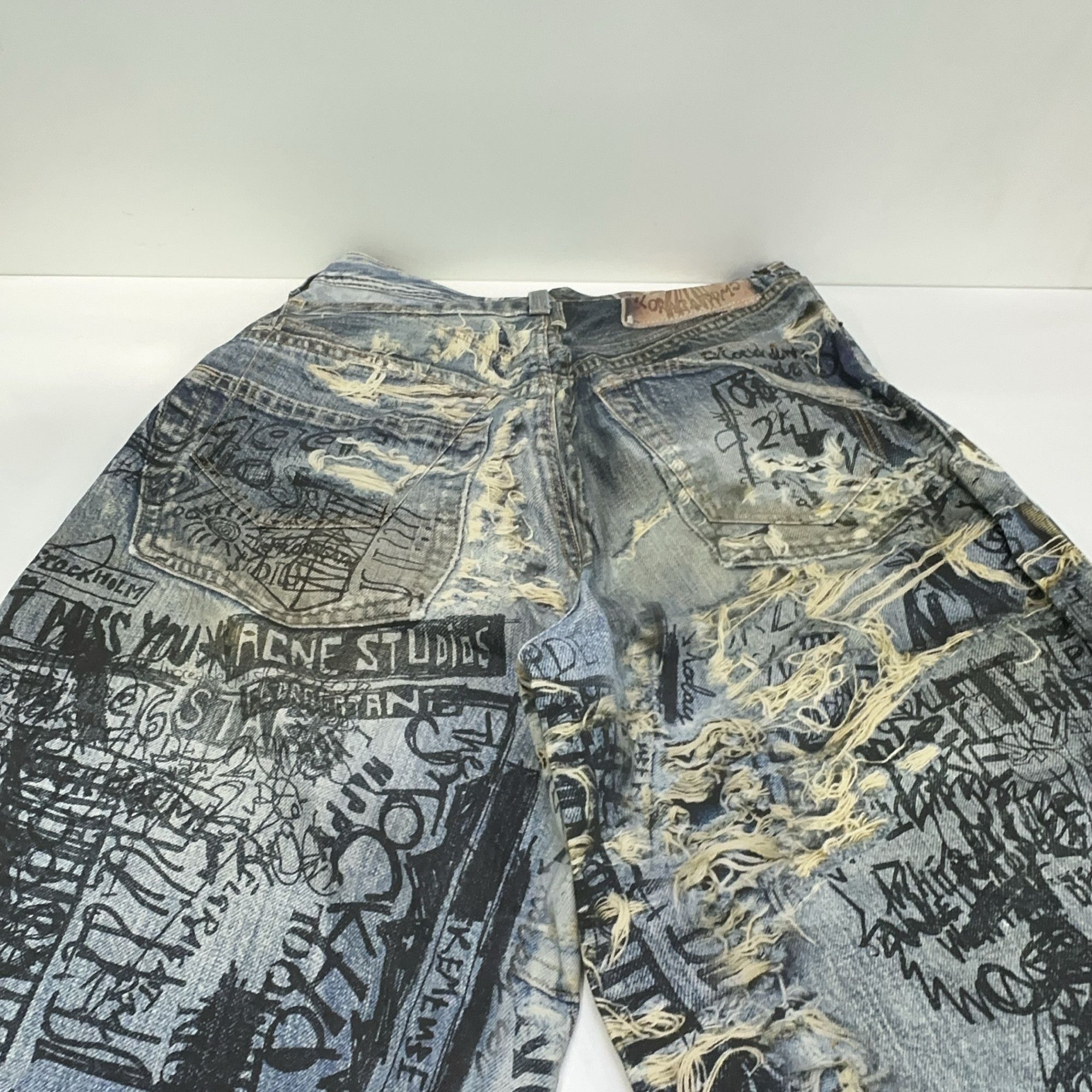 Acne Studios Acne Studios Graffiti Distressed Jeans Size 50 Size US 34 / EU 50 - 9 Thumbnail