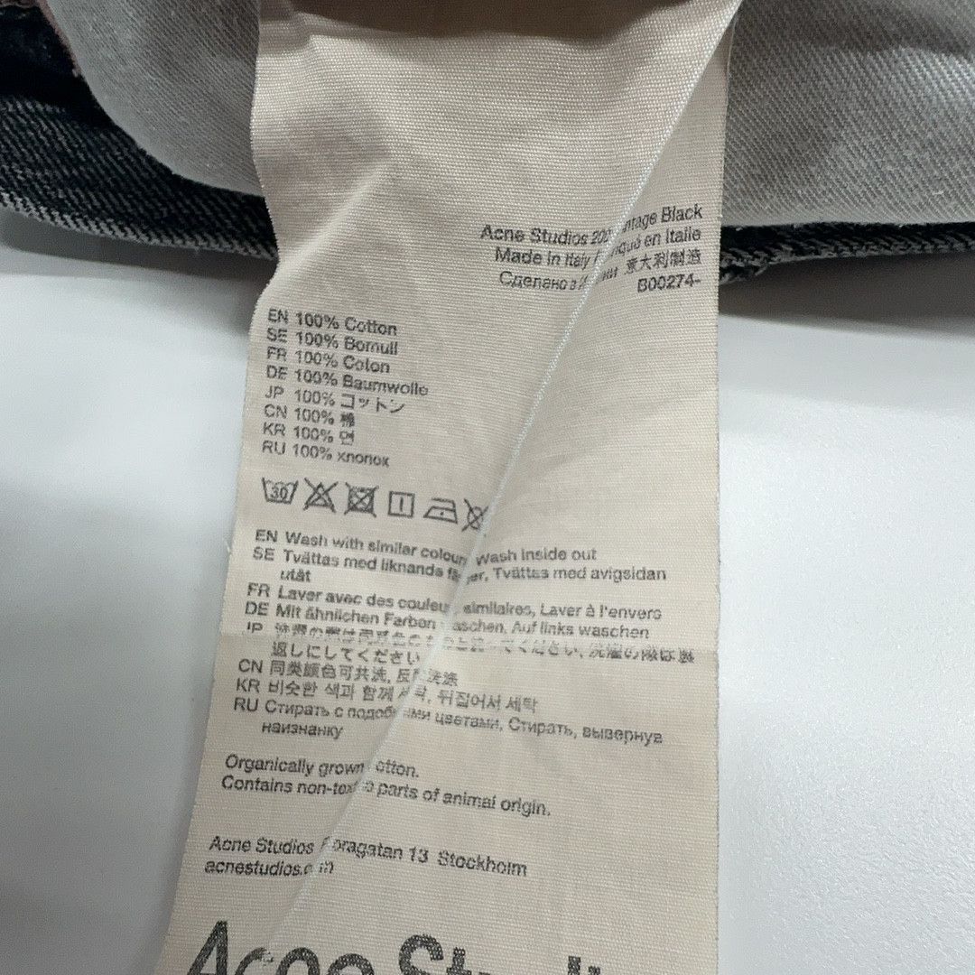 Acne Studios Acne Studios 2003 Vintage Black Denim Jeans Size 28 Size US 28 / EU 44 - 5 Thumbnail