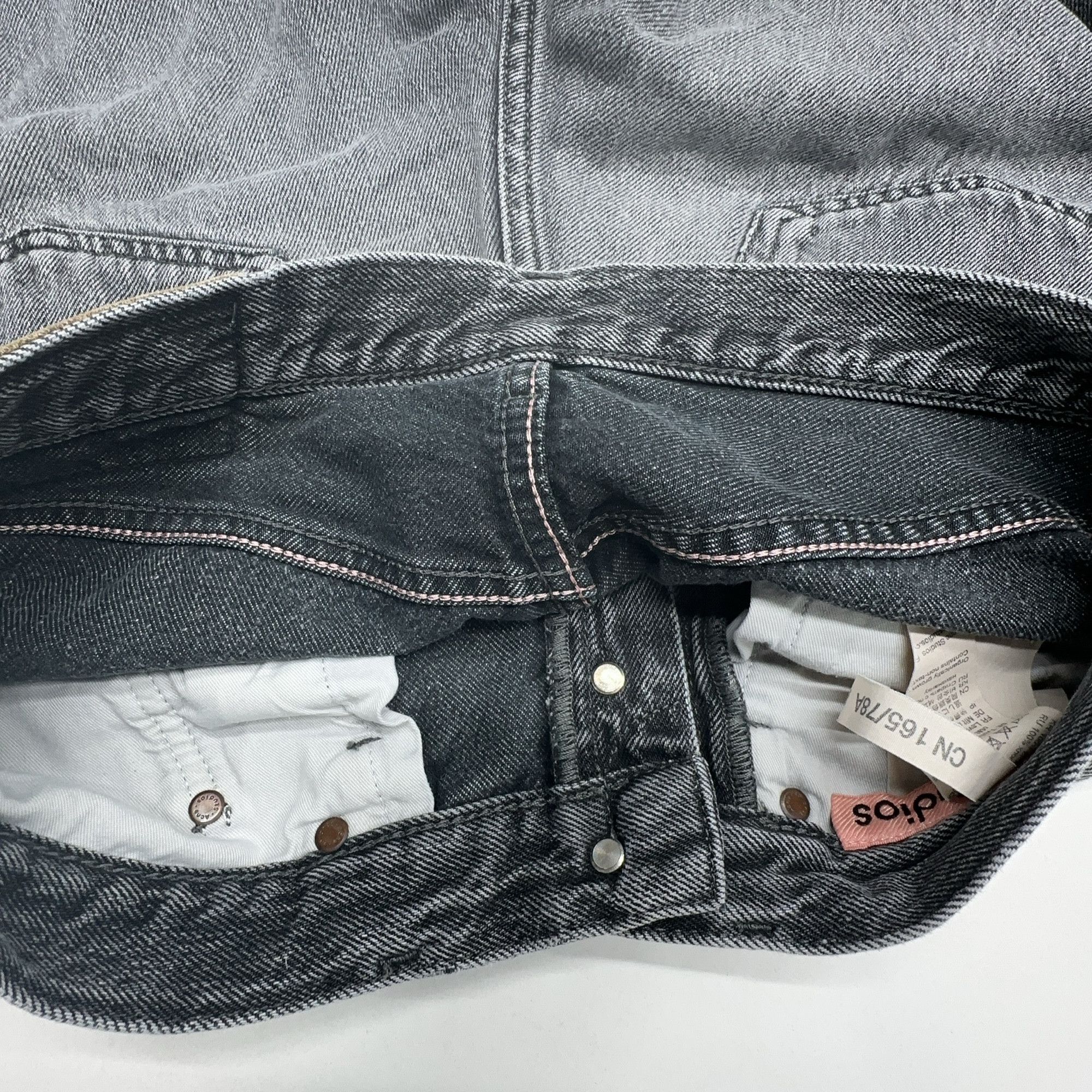 Acne Studios Acne Studios 2003 Vintage Black Denim Jeans Size 28 Size US 28 / EU 44 - 6 Thumbnail