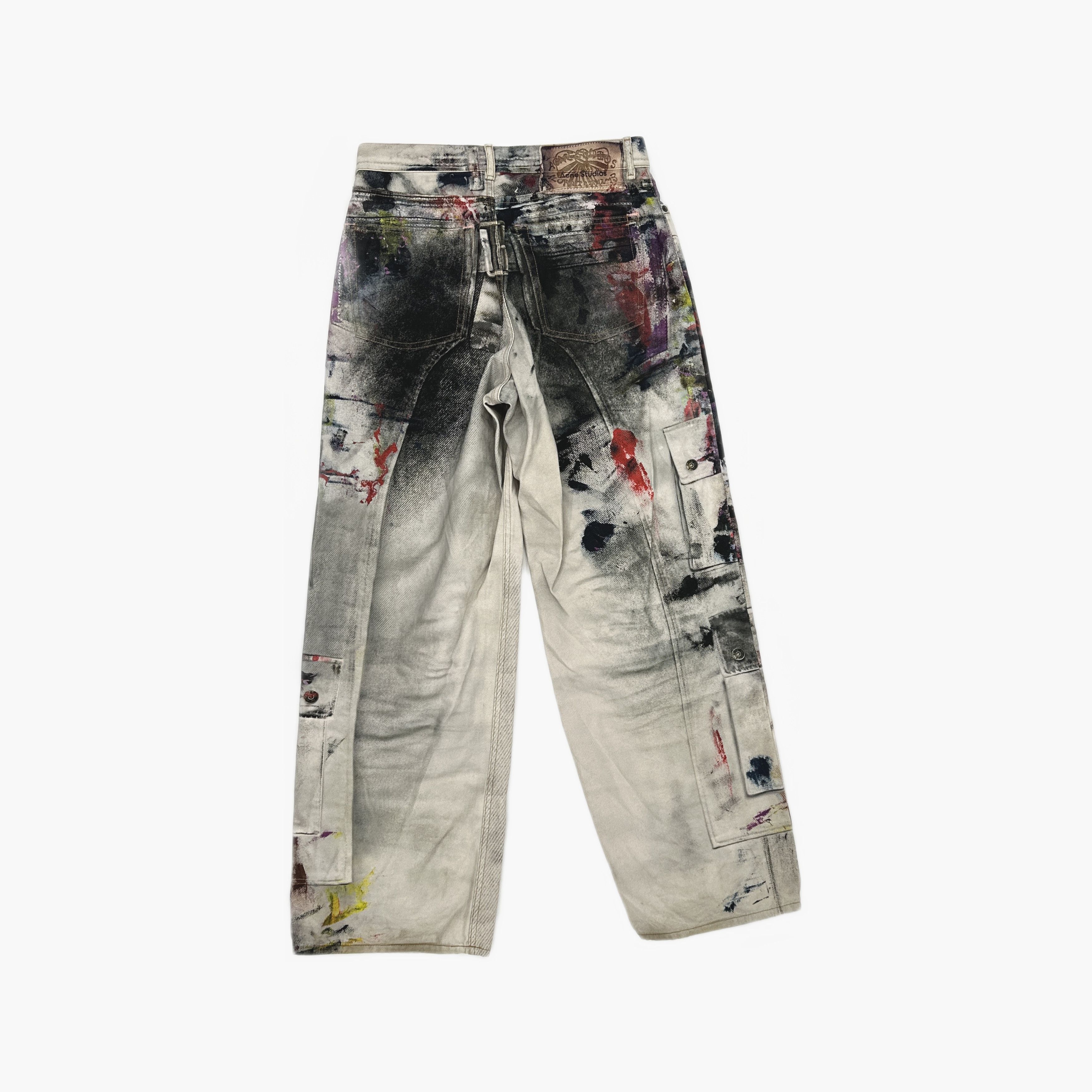 Acne Studios Acne Studios Paint Splatter Denim Jeans Size M Size US 32 / EU 48 - 2 Thumbnail