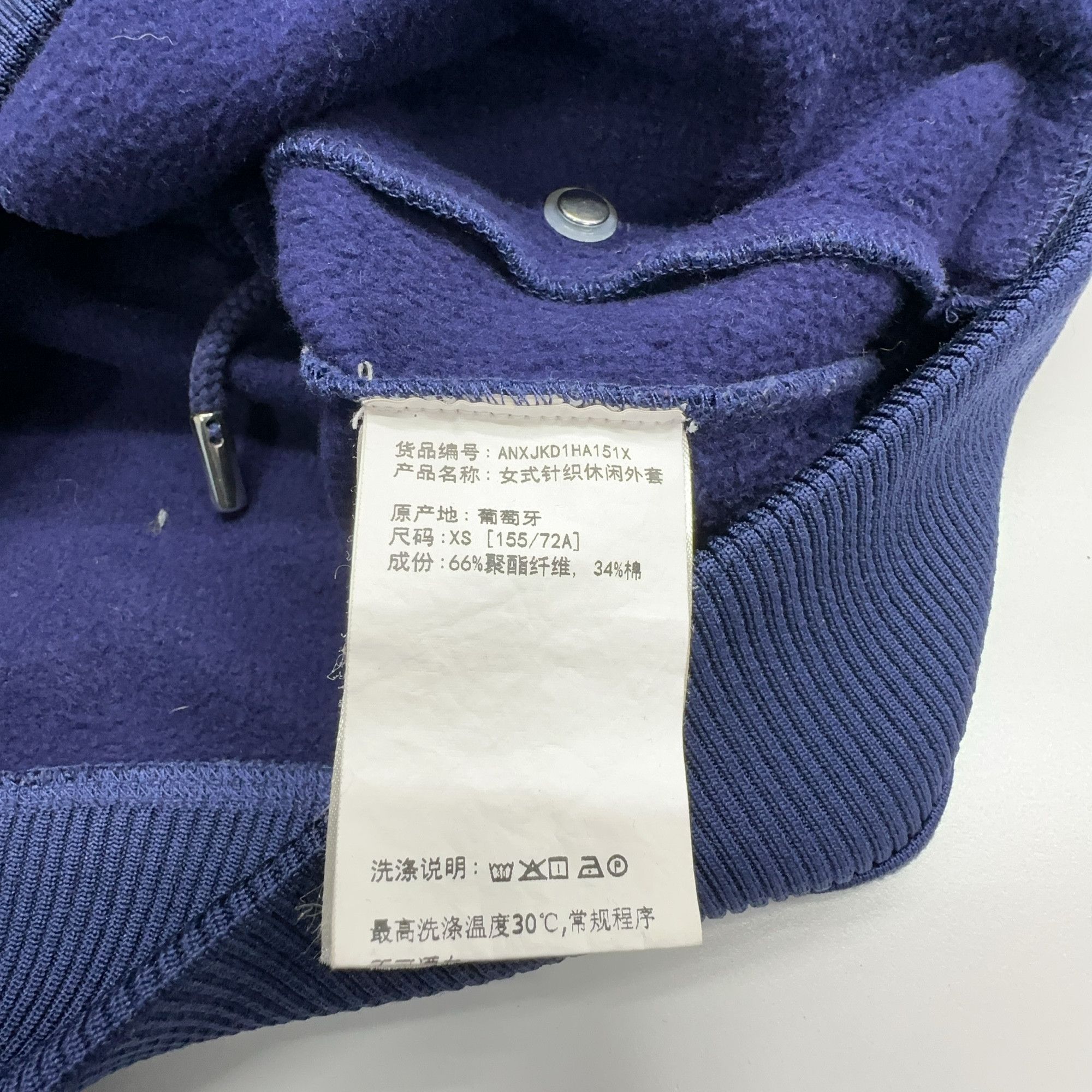 Acne Studios Acne Studios Blue Zippered Bomber Jacket Size XS Size XS / US 0-2 / IT 36-38 - 3 Thumbnail