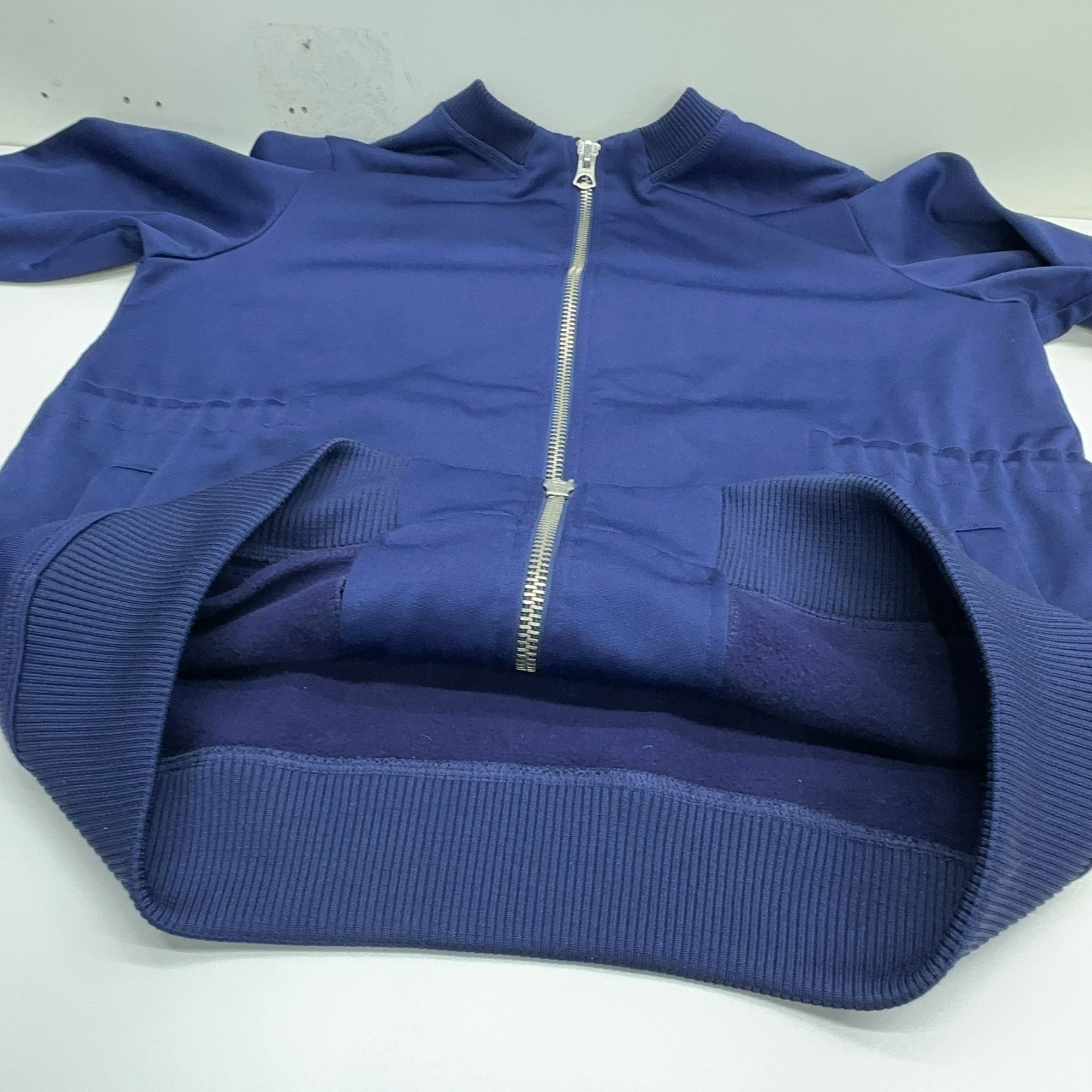 Acne Studios Acne Studios Blue Zippered Bomber Jacket Size XS Size XS / US 0-2 / IT 36-38 - 9 Thumbnail