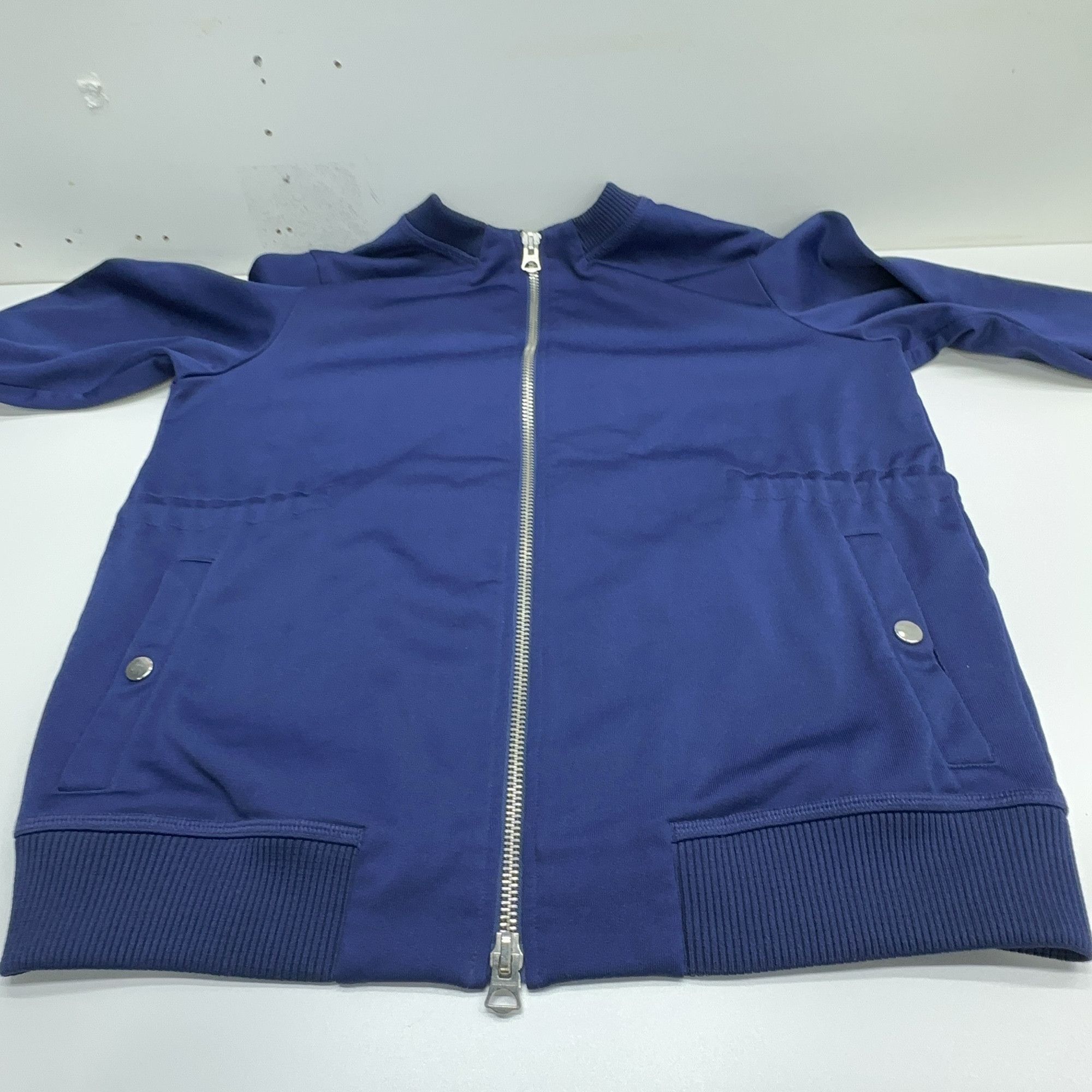 Acne Studios Acne Studios Blue Zippered Bomber Jacket Size XS Size XS / US 0-2 / IT 36-38 - 8 Thumbnail