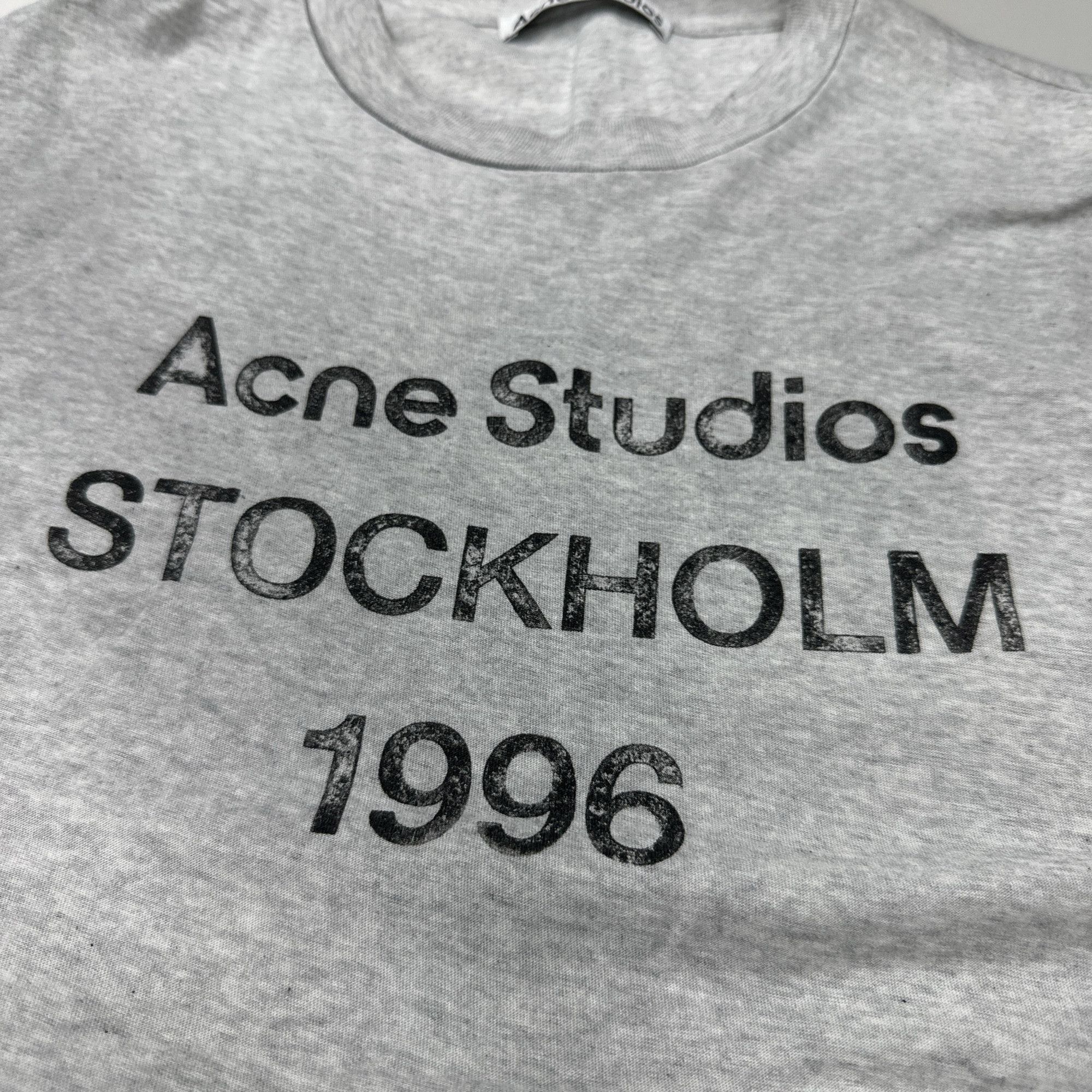 Acne Studios Acne Studios Stockholm 1996 Logo T-Shirt Size XS Size US XS / EU 42 / 0 - 6 Thumbnail