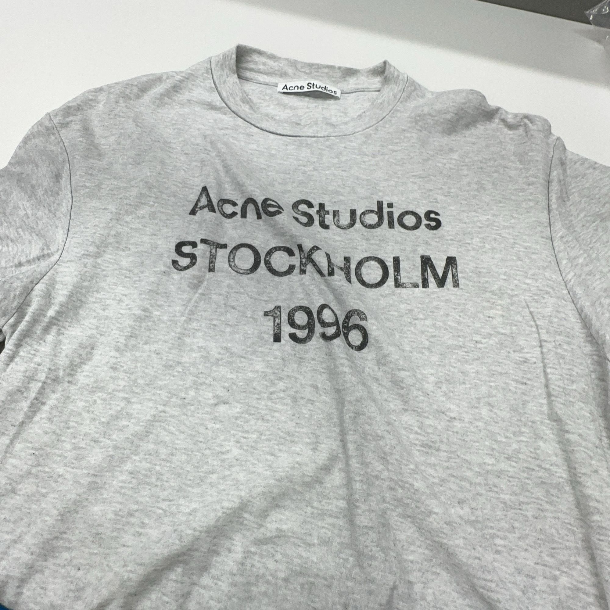 Acne Studios Acne Studios Stockholm 1996 Logo T-Shirt Size XS Size US XS / EU 42 / 0 - 7 Thumbnail