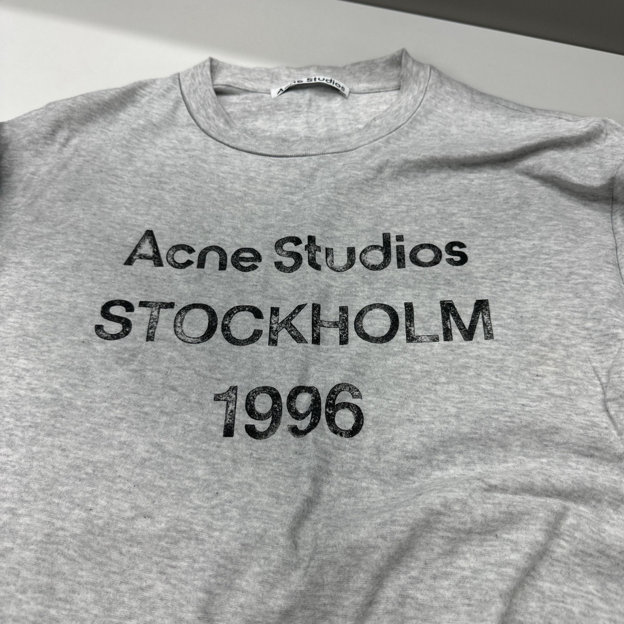 Acne Studios Acne Studios Stockholm 1996 Logo T-Shirt Size XS Size US XS / EU 42 / 0 - 3 Thumbnail