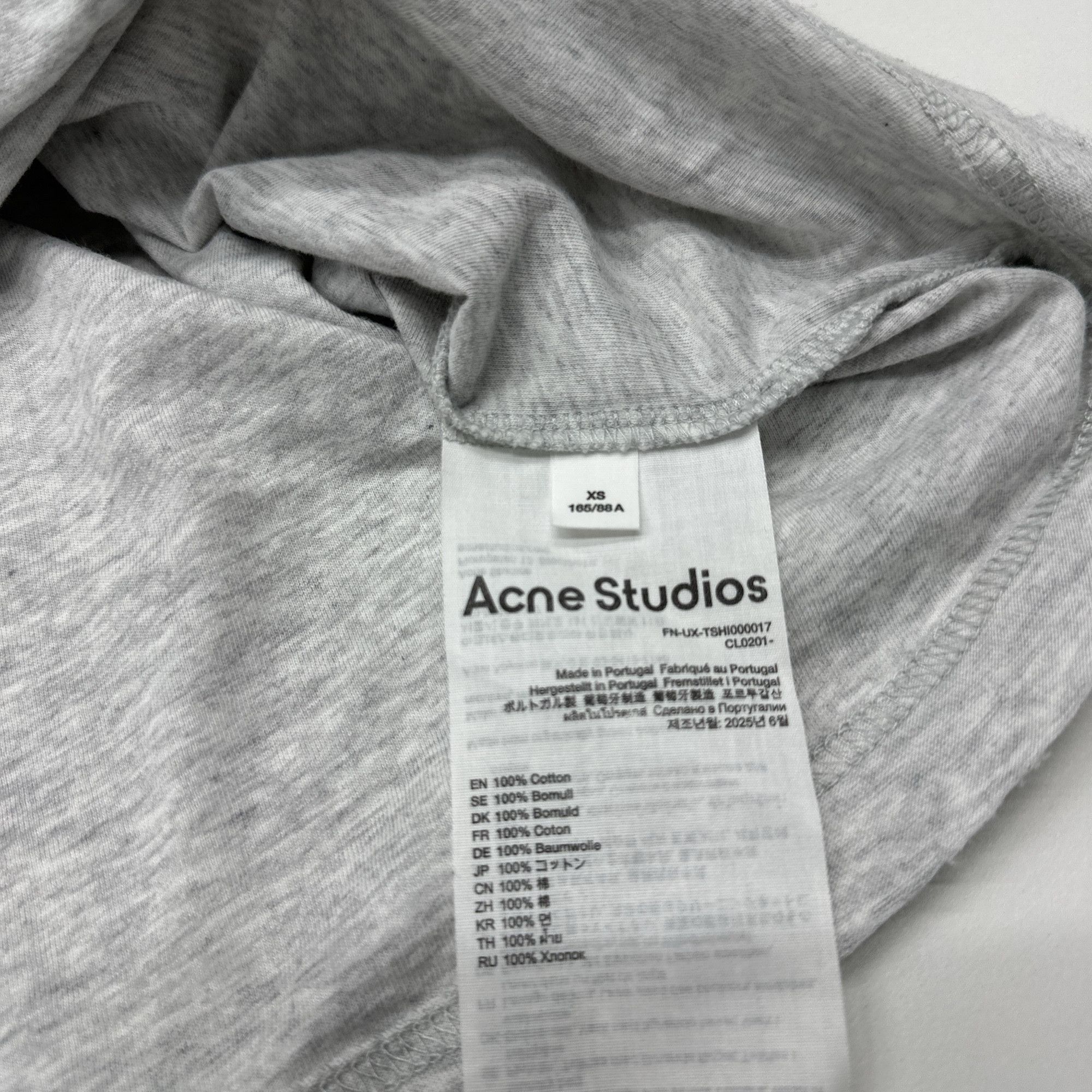 Acne Studios Acne Studios Stockholm 1996 Logo T-Shirt Size XS Size US XS / EU 42 / 0 - 5 Thumbnail