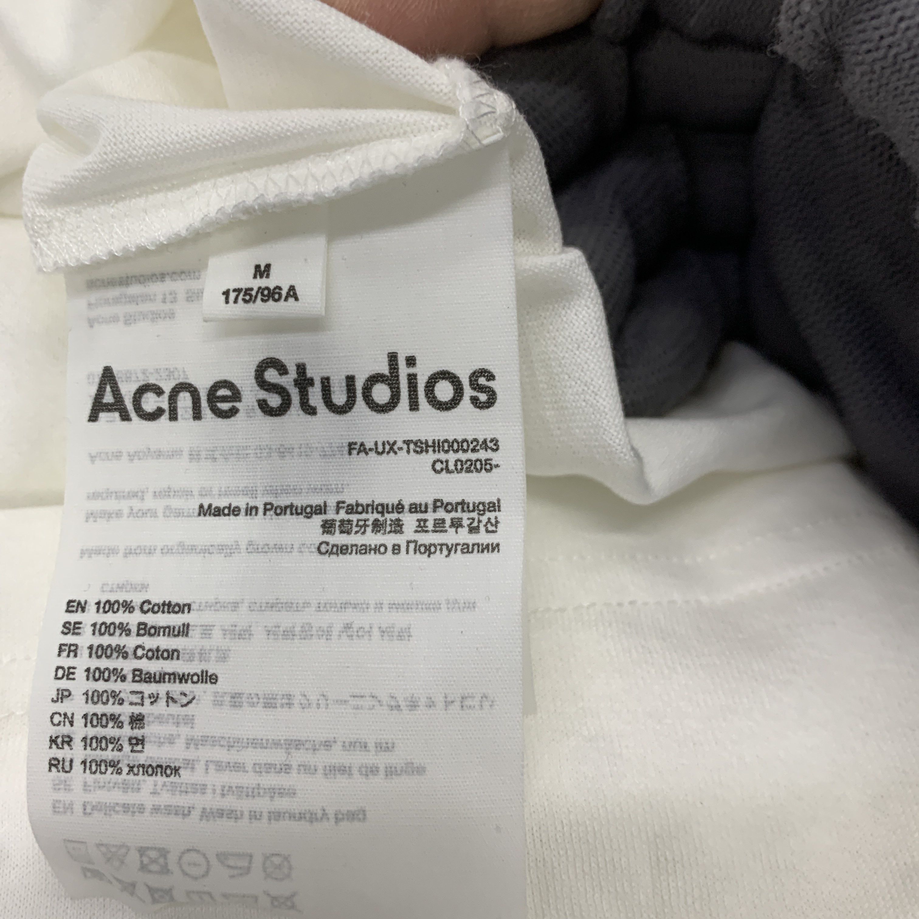 Acne Studios Acne Studios Face Patch T-Shirt Size M Size US M / EU 48-50 / 2 - 2 Thumbnail