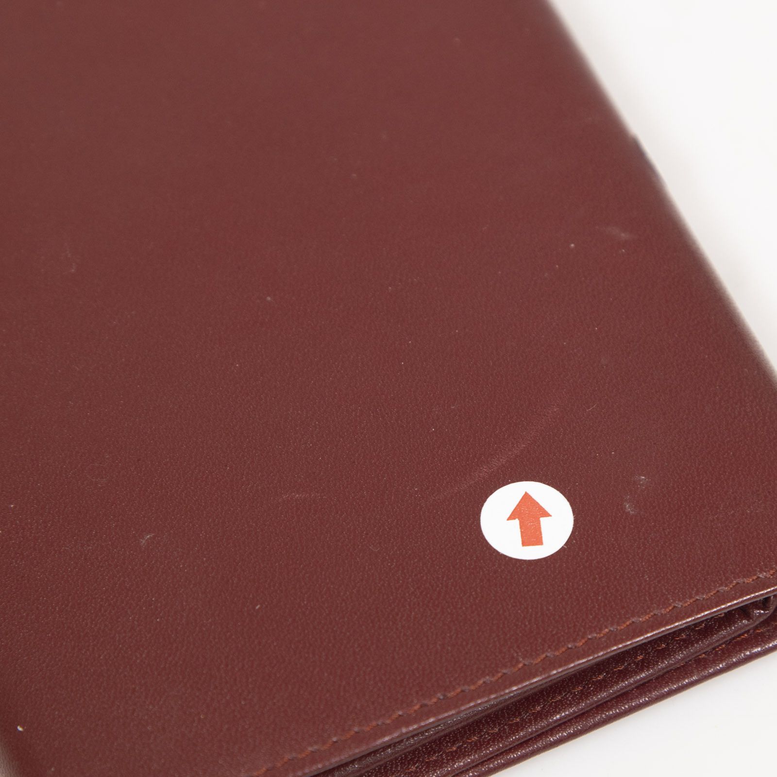 Cartier Bordeaux Leather Must de Cartier Tri Fold Wallet Size ONE SIZE - 8 Thumbnail