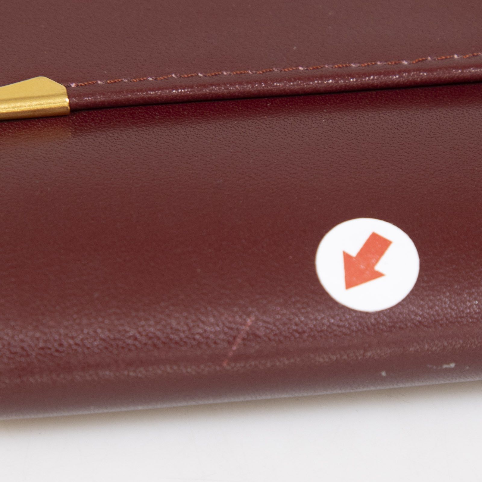 Cartier Bordeaux Leather Must de Cartier Tri Fold Wallet Size ONE SIZE - 10 Thumbnail