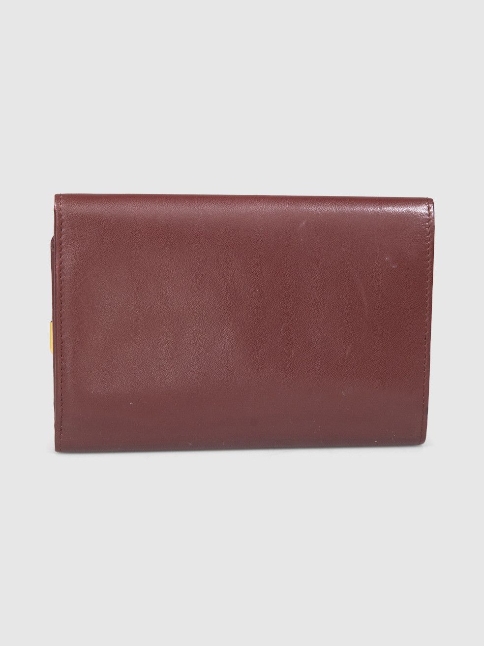 Cartier Bordeaux Leather Must de Cartier Tri Fold Wallet Size ONE SIZE - 3 Thumbnail