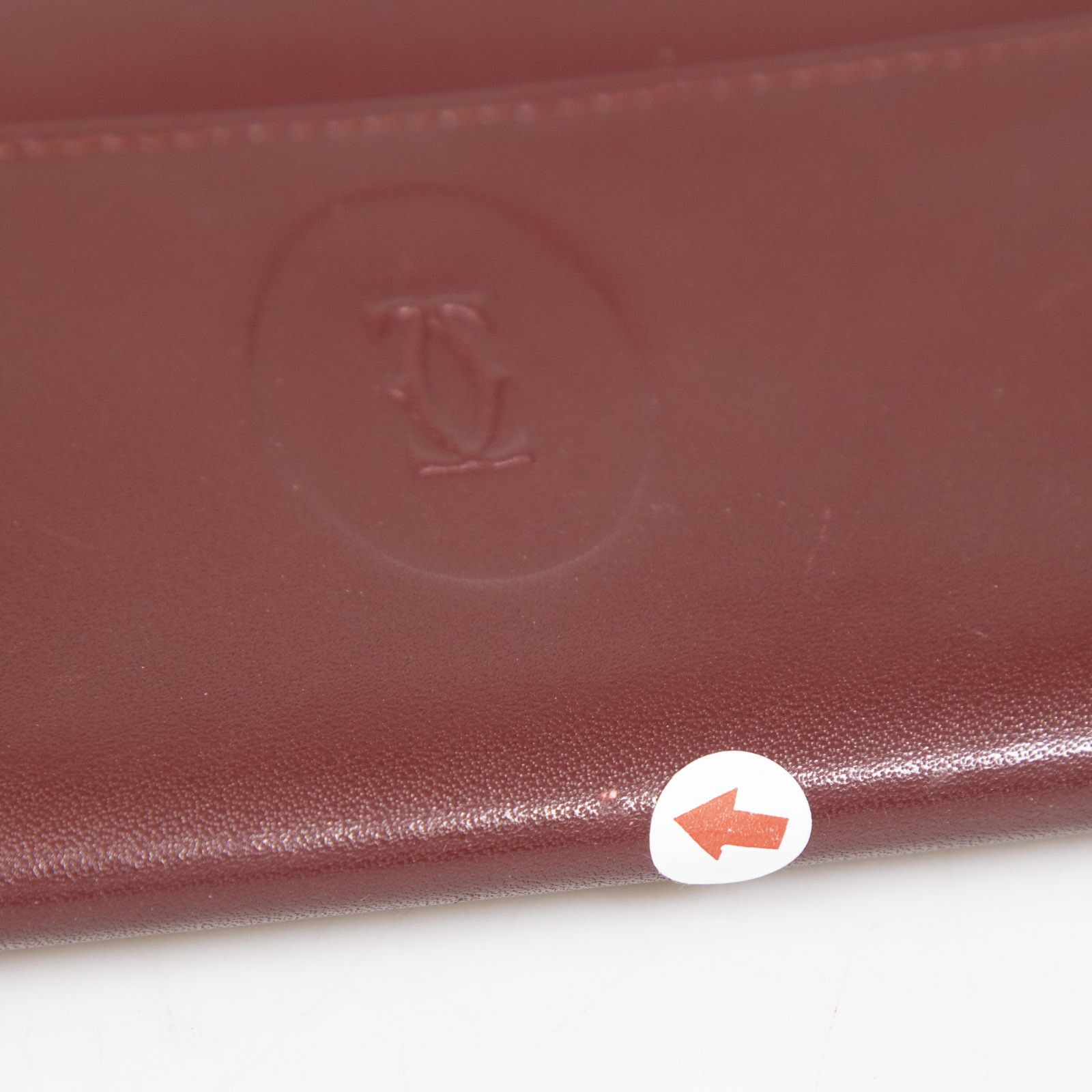Cartier Bordeaux Leather Must de Cartier Tri Fold Wallet Size ONE SIZE - 9 Thumbnail