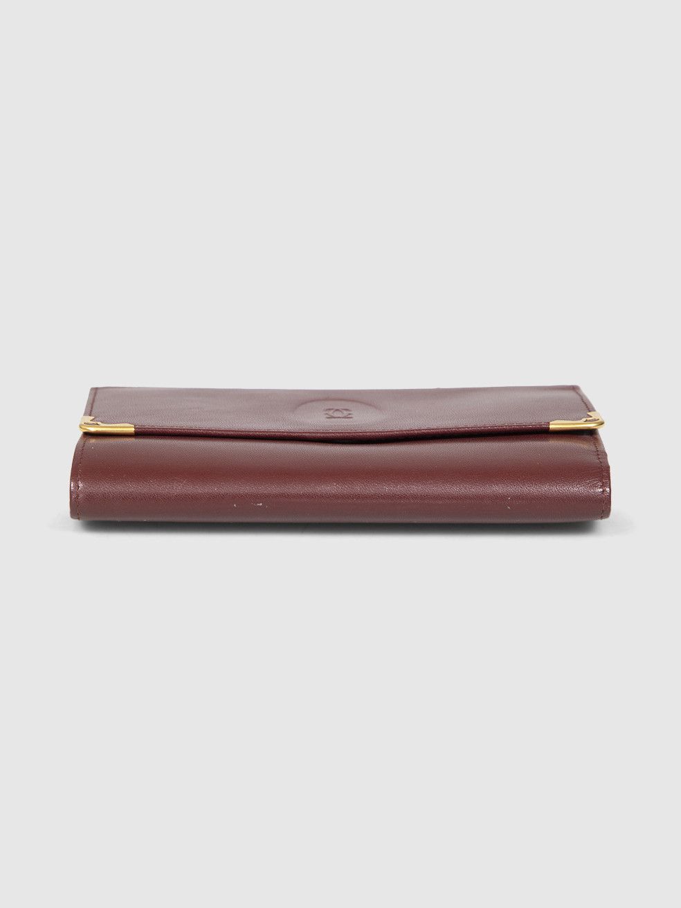 Cartier Bordeaux Leather Must de Cartier Tri Fold Wallet Size ONE SIZE - 4 Thumbnail