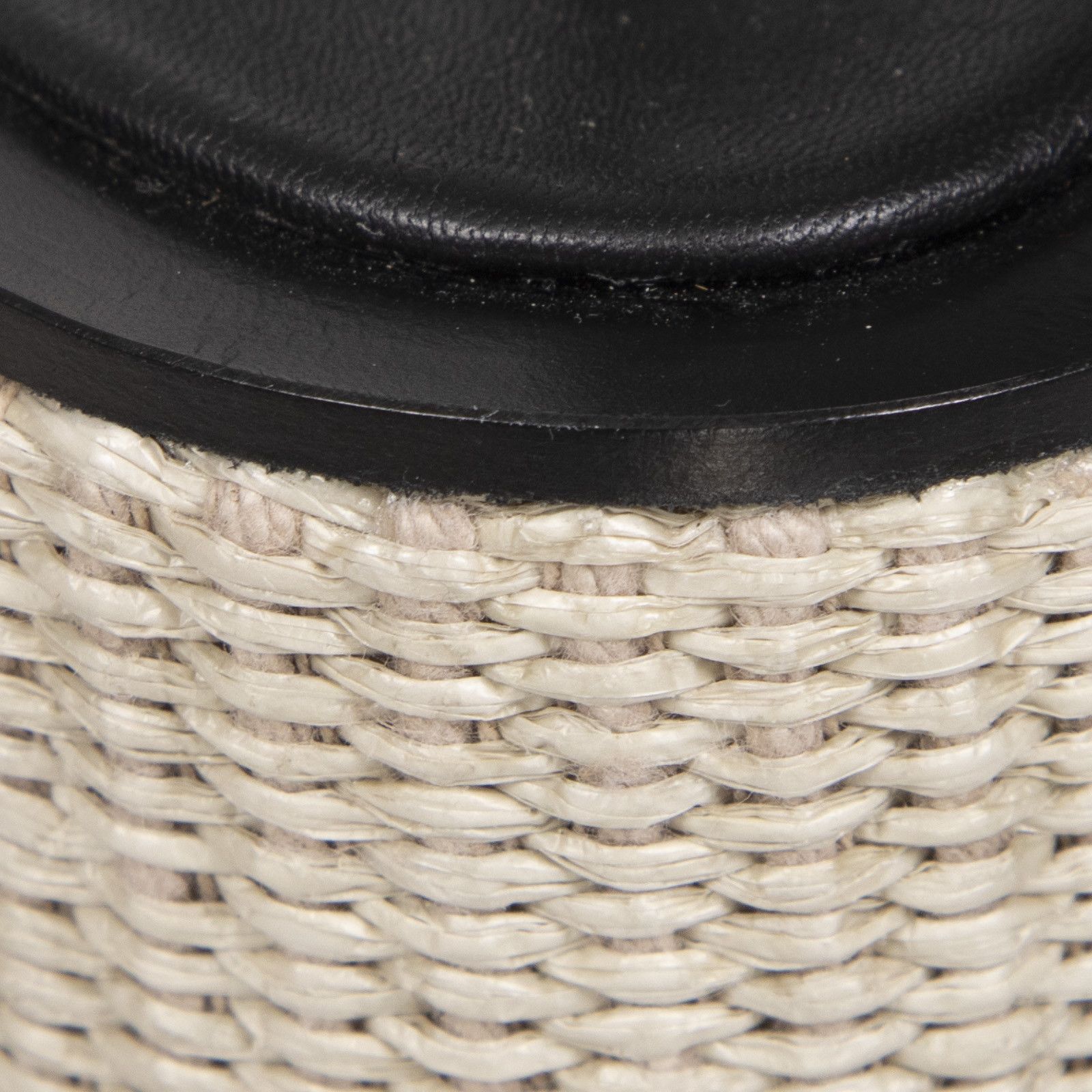Max Mara Black Leather Platform Sandals Size US 7 / IT 37 - 6 Thumbnail